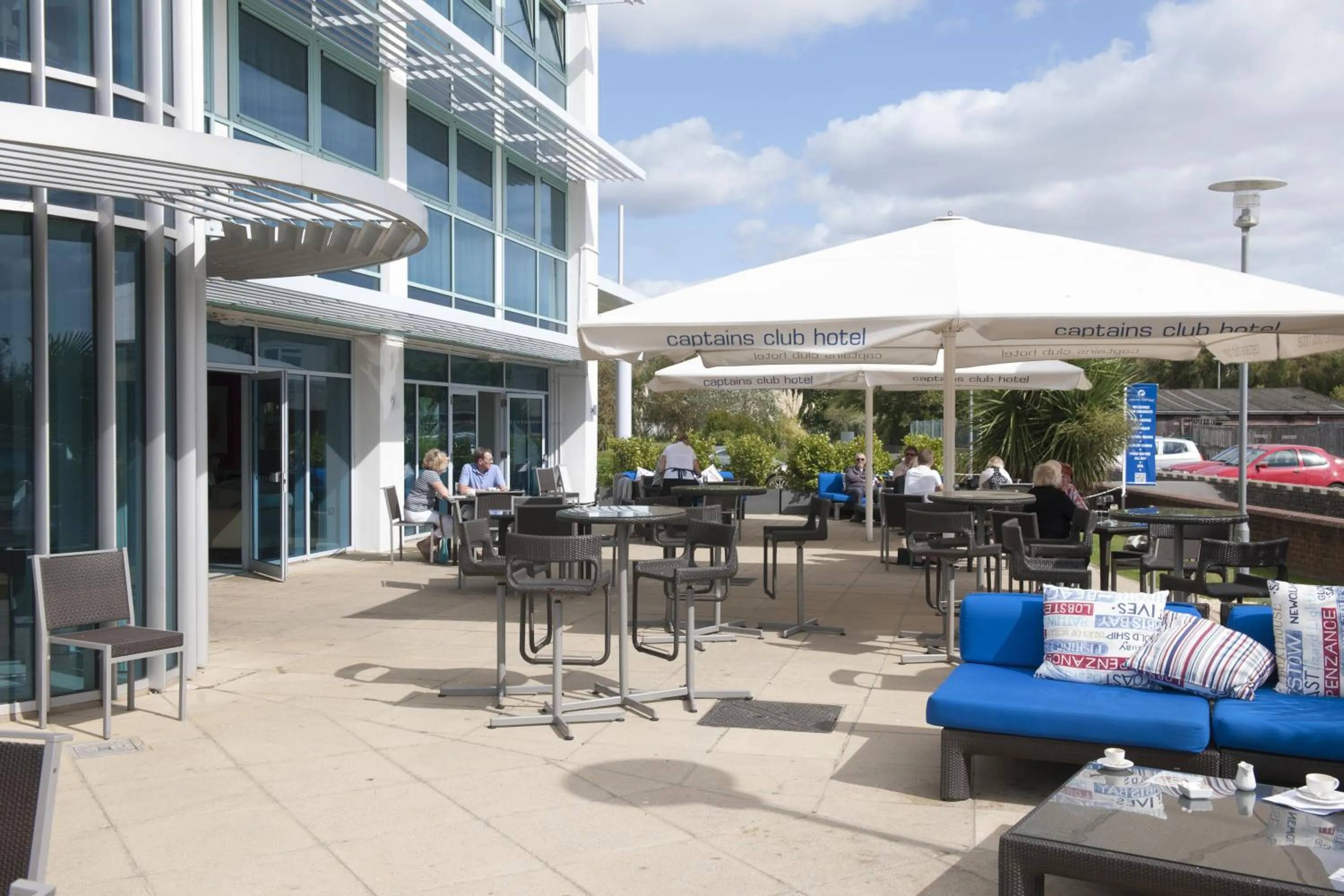 Patio in Captain's Club Hotel & Spa