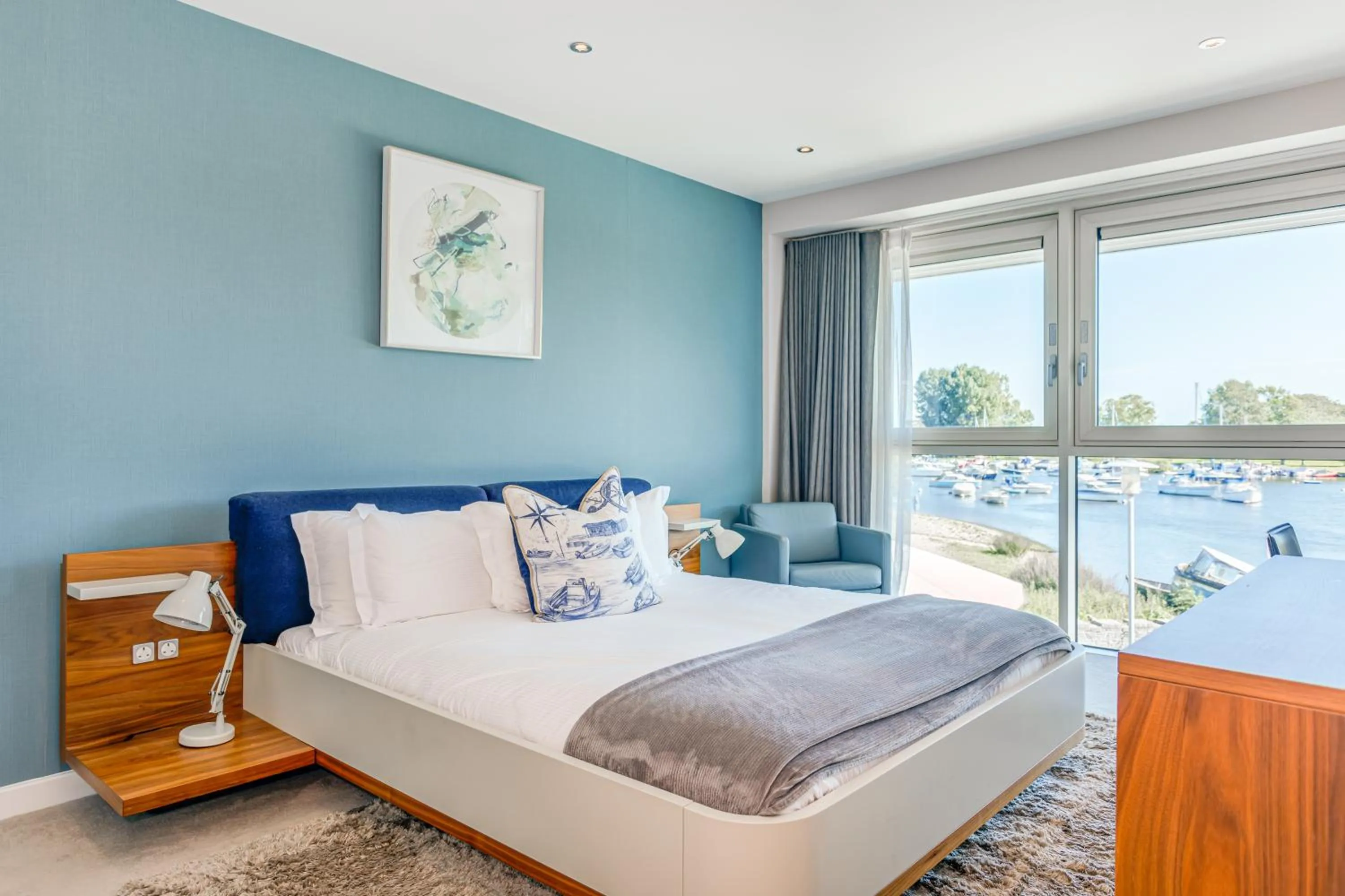 Bed in Captain's Club Hotel & Spa