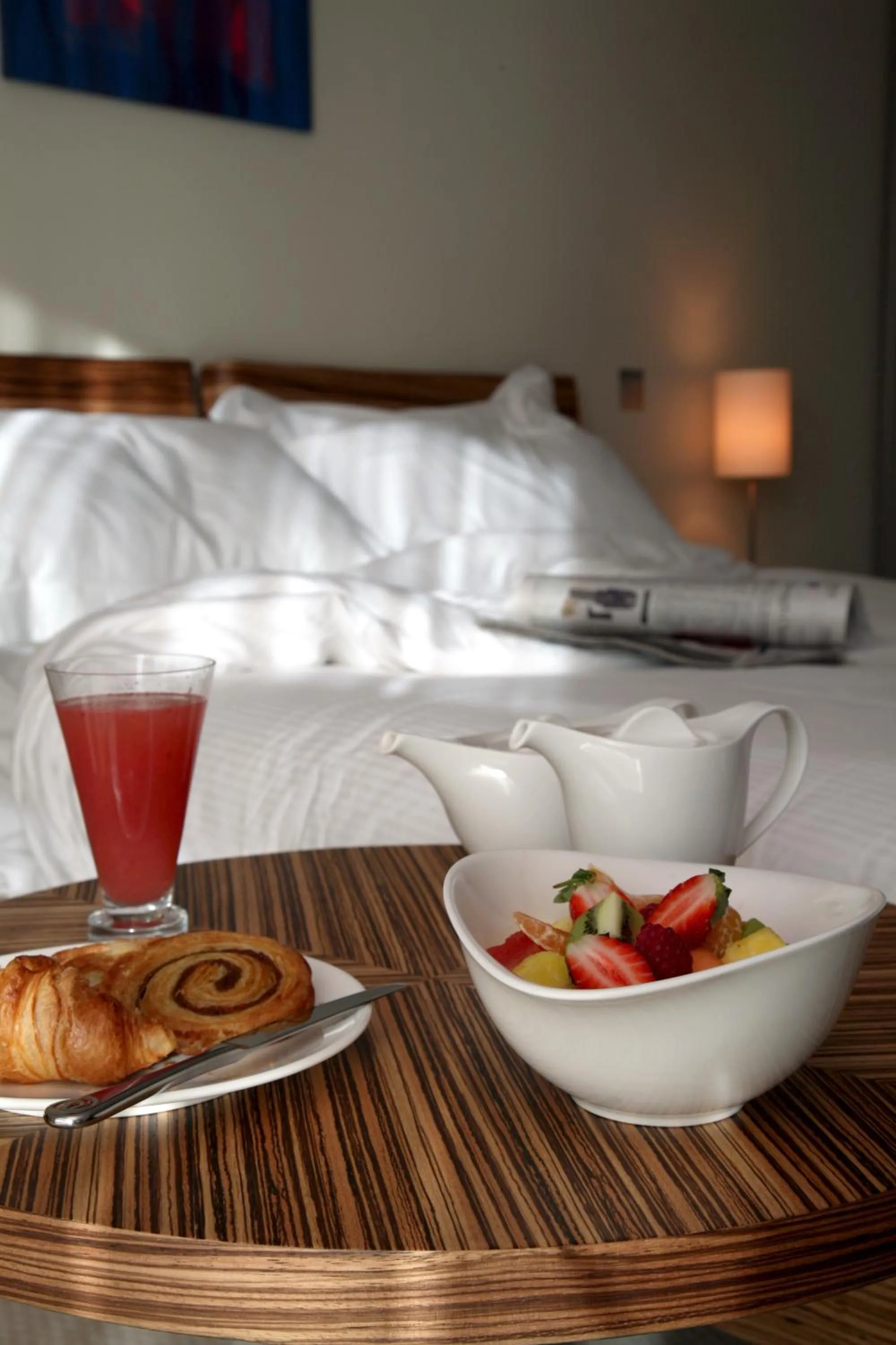 Bed in Captain's Club Hotel & Spa