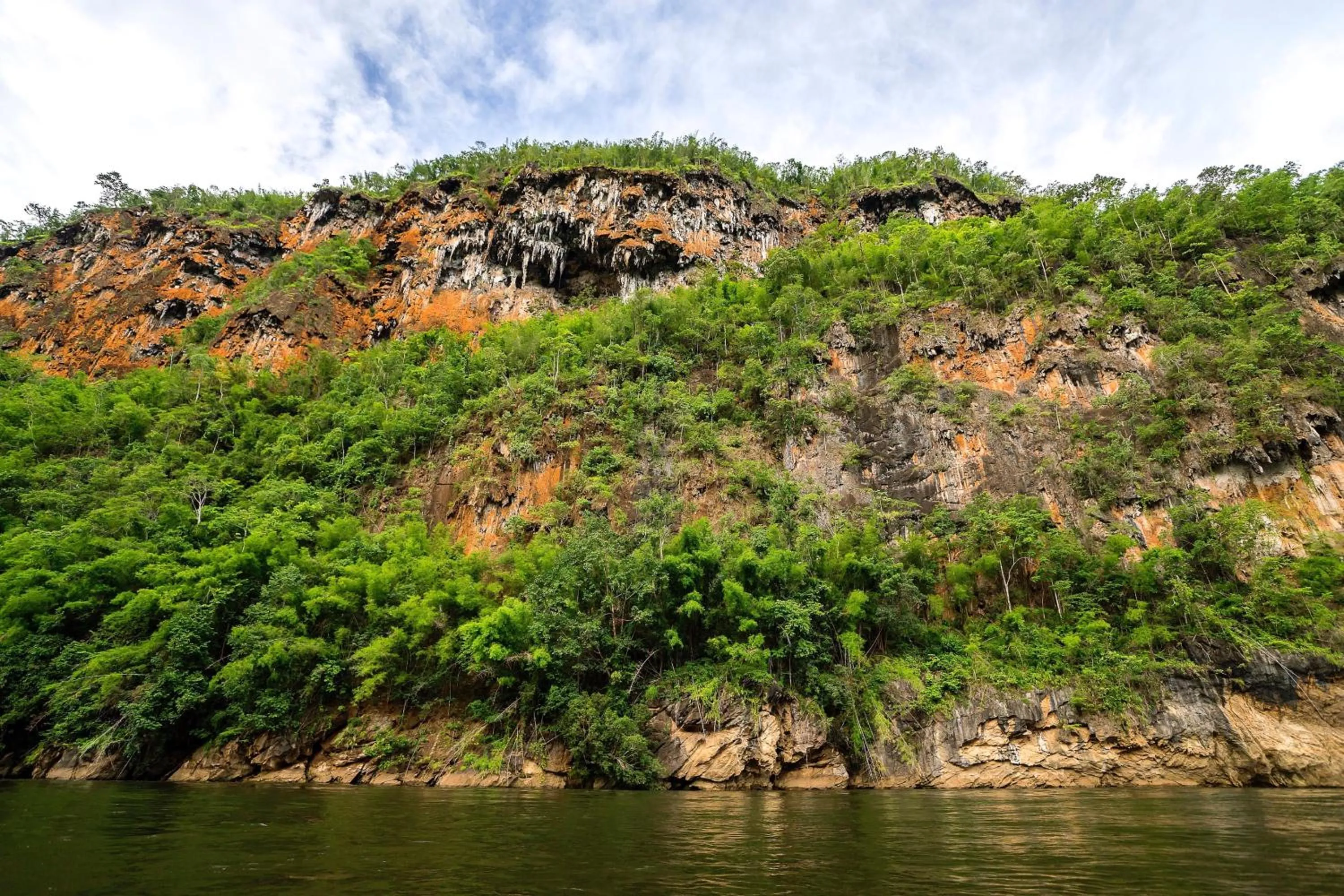 Natural landscape in The Float House River Kwai