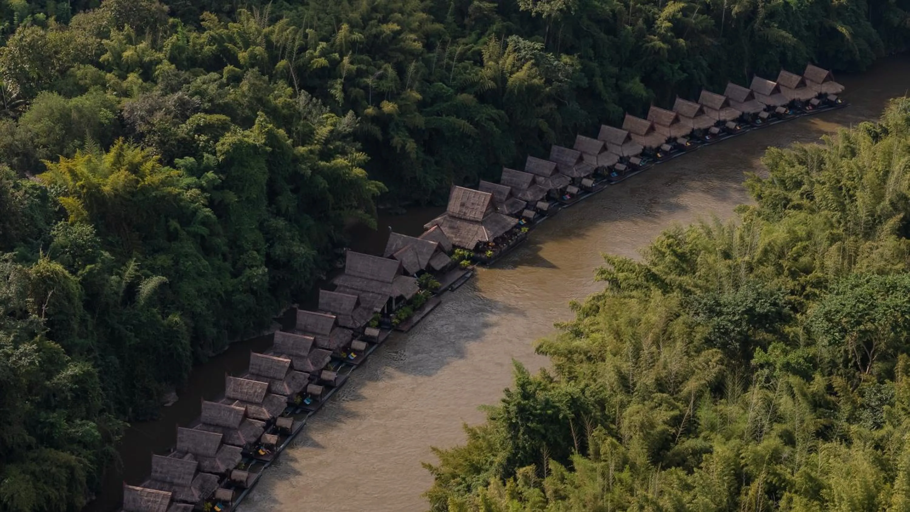 Natural landscape in The Float House River Kwai