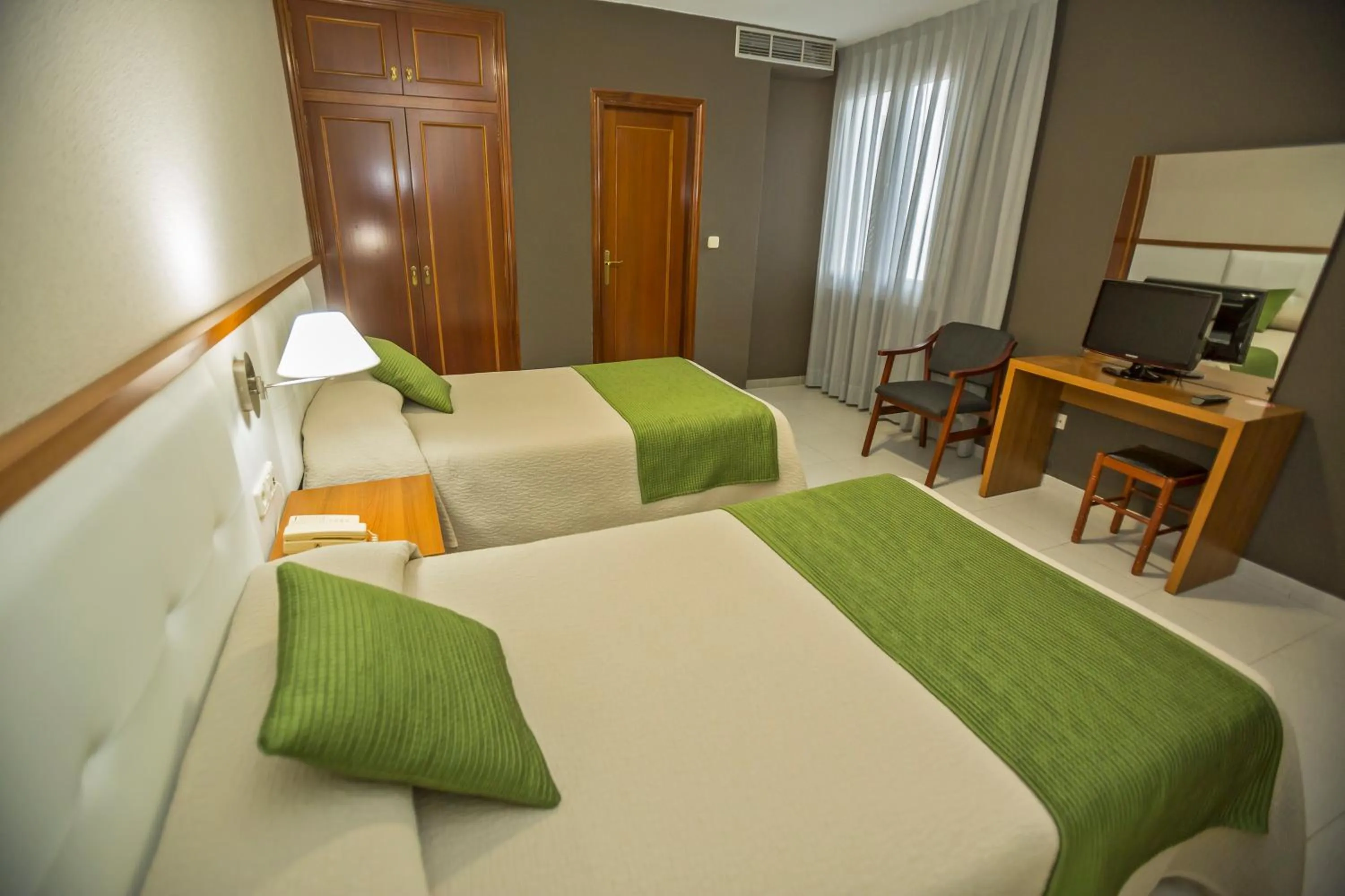 Bed in Hotel Teruel