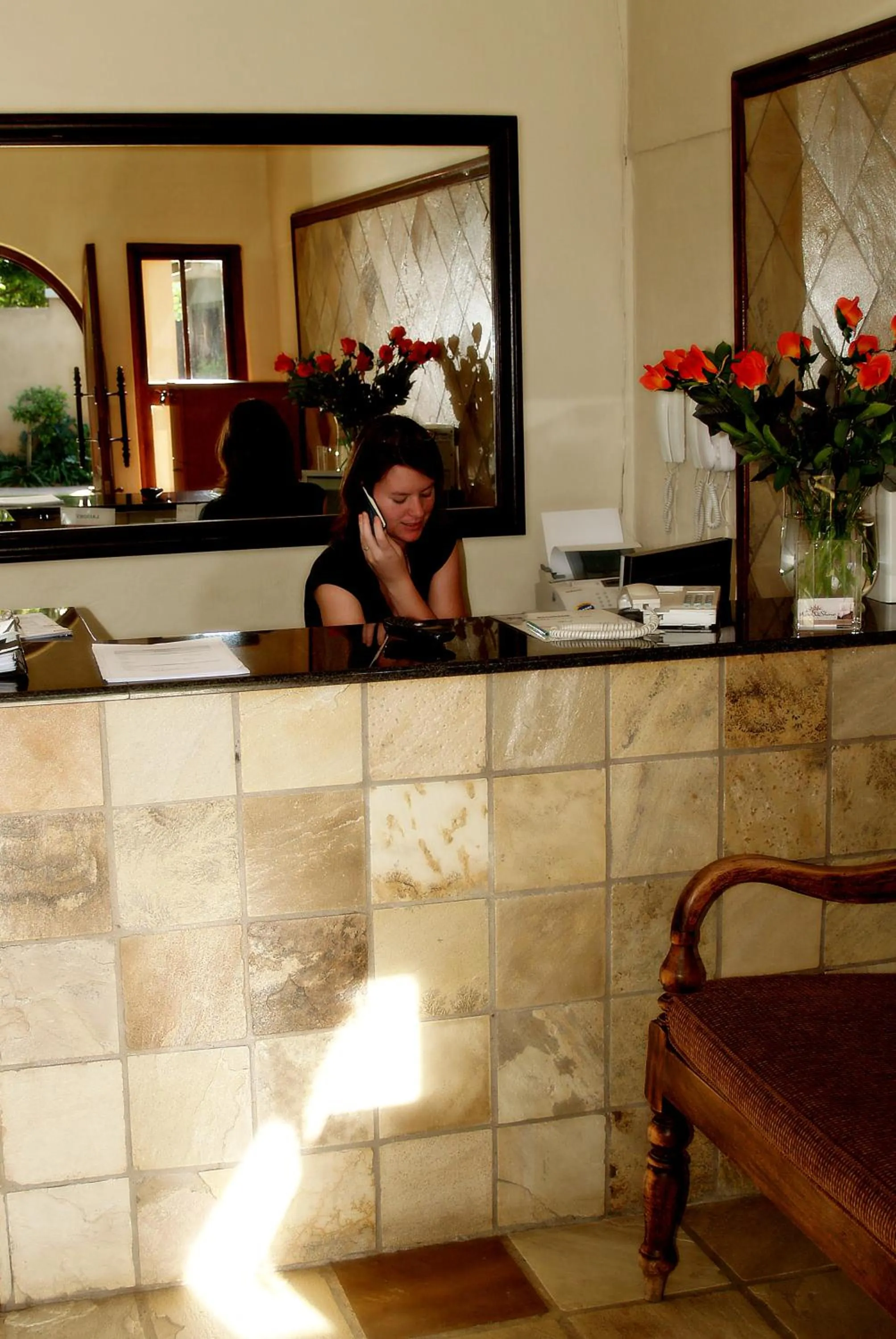 Lobby or reception in Rise and Shine Lodge