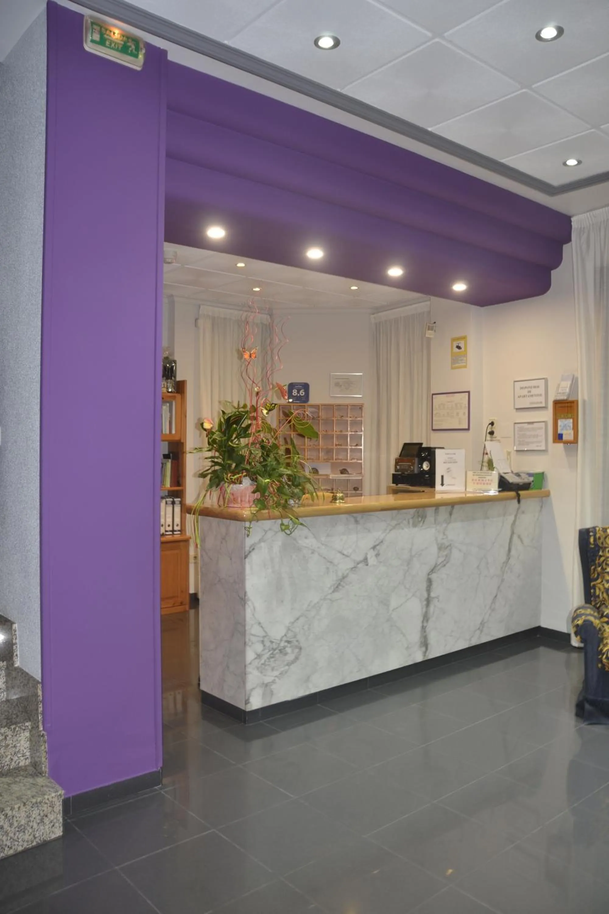 Lobby or reception in Hotel Rosi