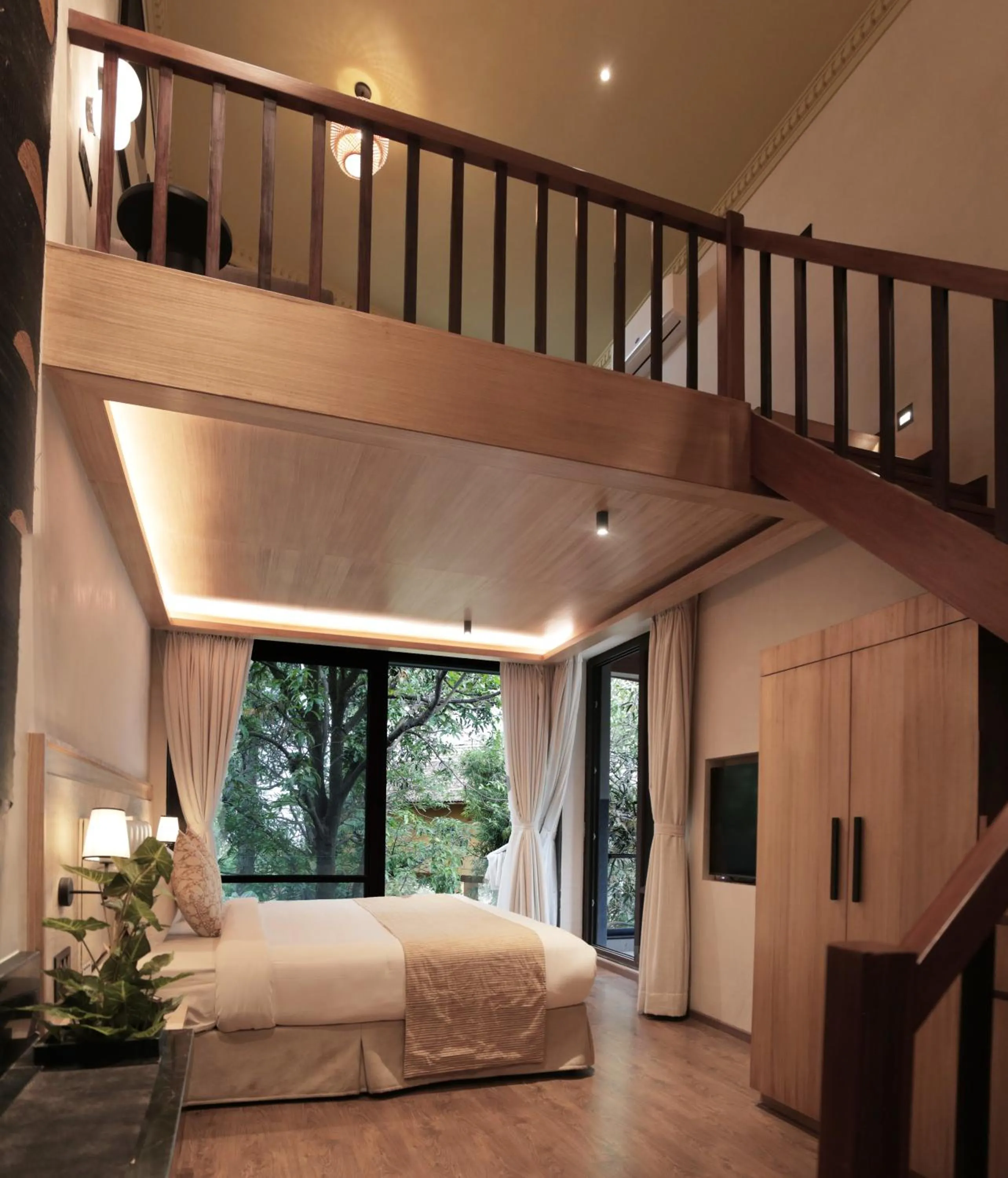 Bathroom, Bed in Brightland Resort & Spa