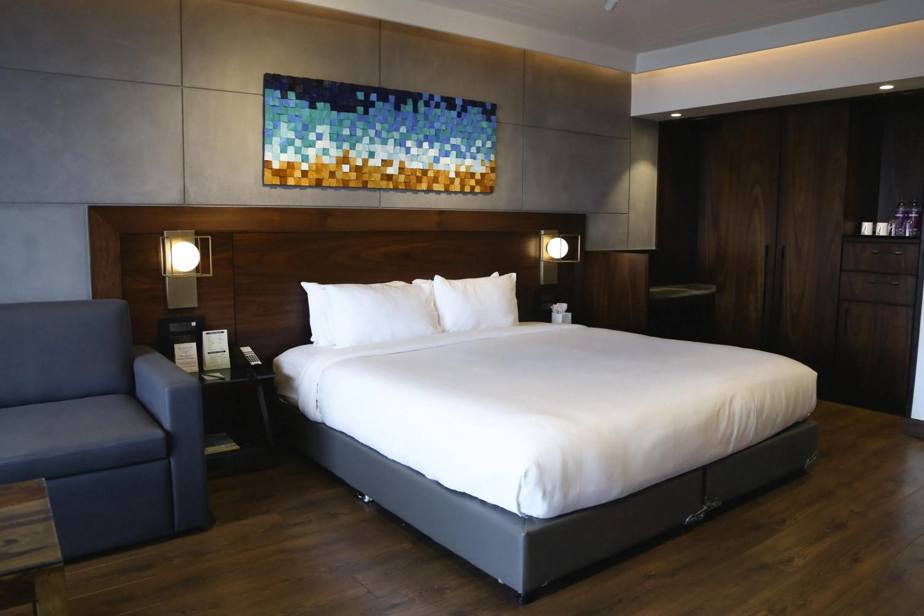 Bed in Brightland Resort & Spa
