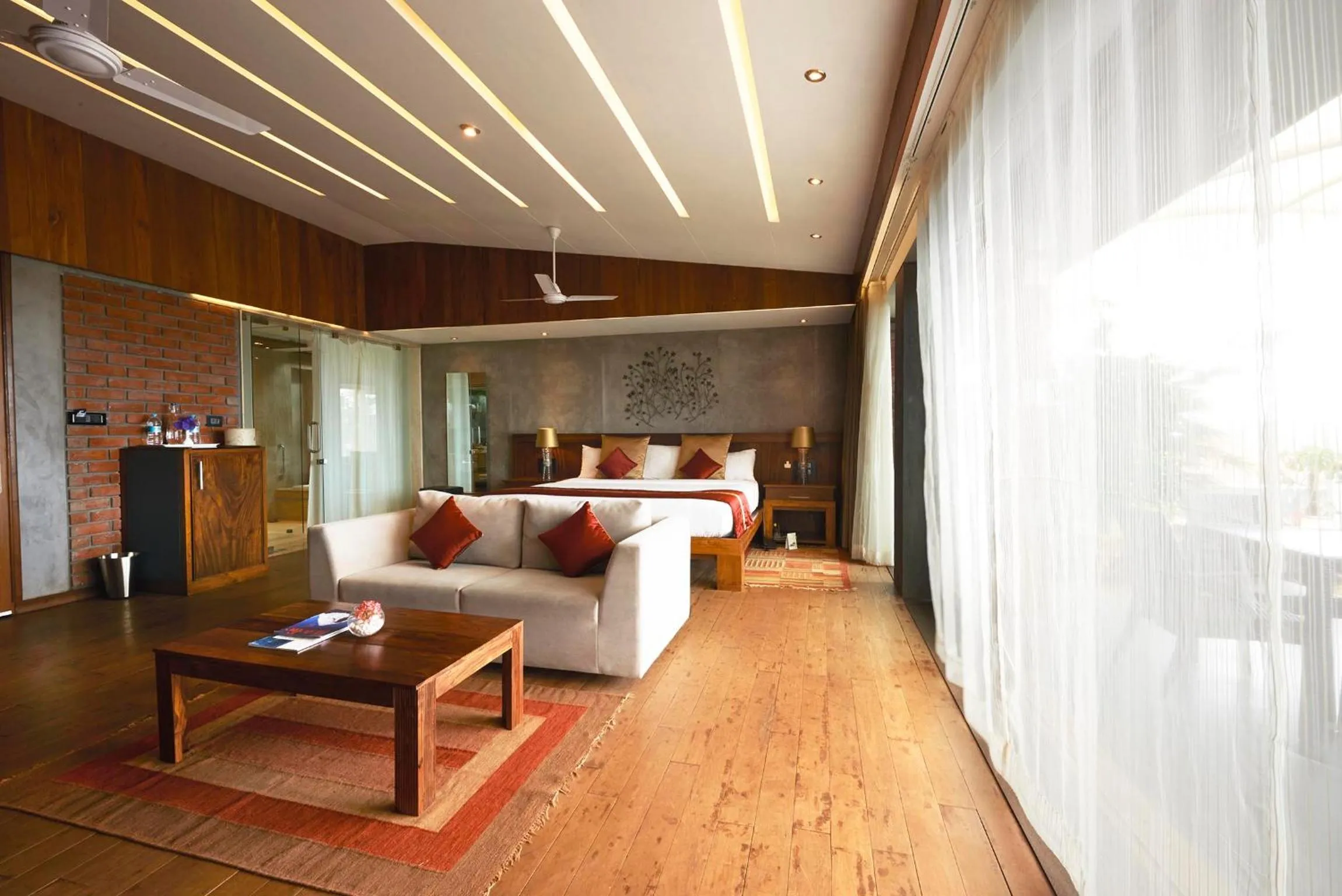 Living room in Brightland Resort & Spa