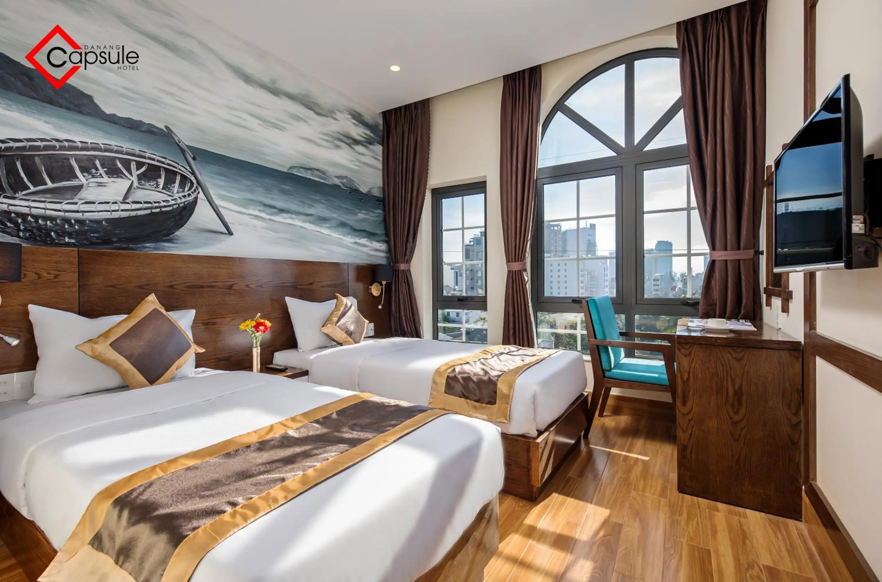 Photo of the whole room, Bed in Danang Capsule Hotel & Rooftop Bar