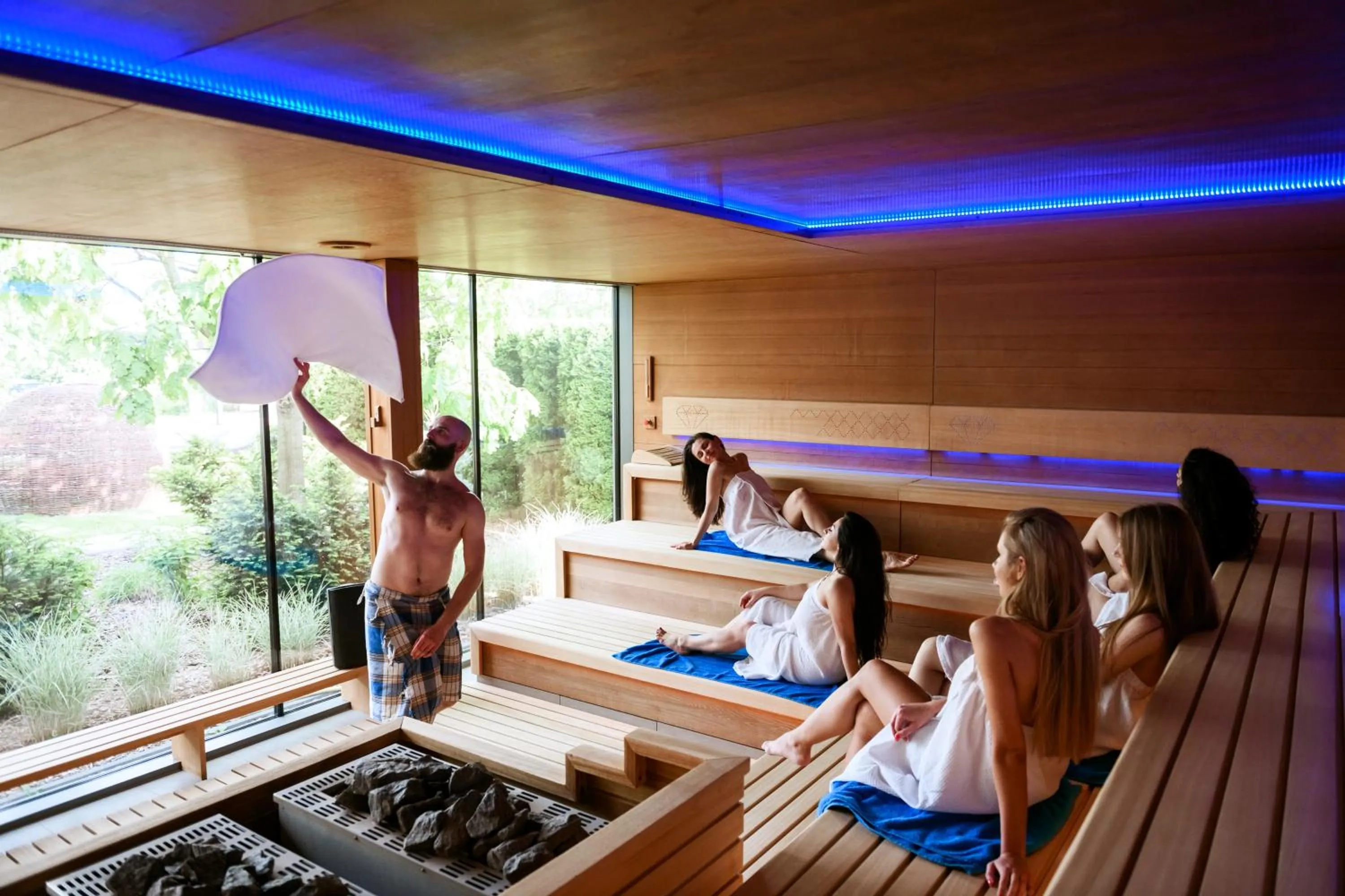Sauna in Blue Diamond Hotel Active SPA