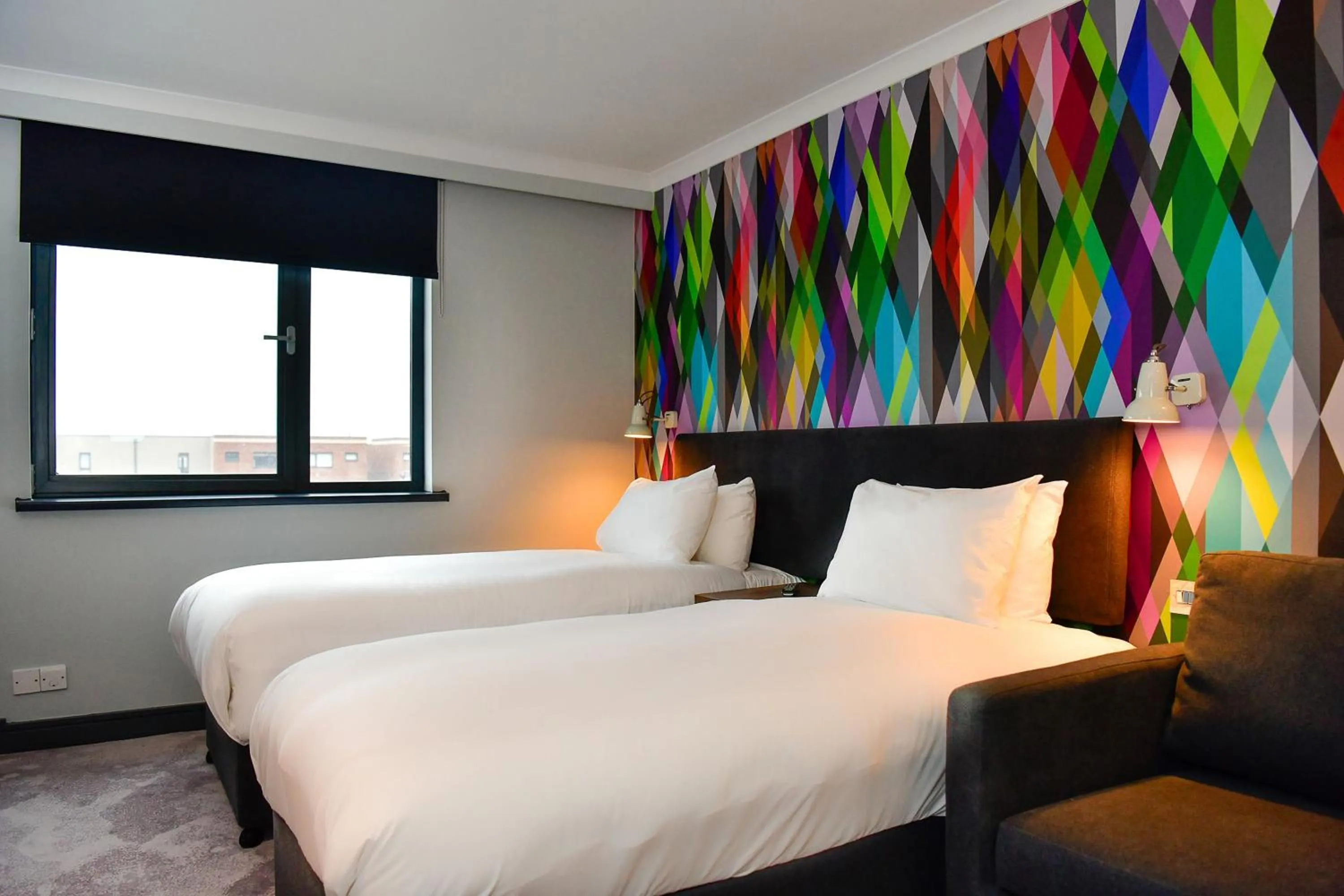 Bedroom, Bed in Village Hotel Swansea