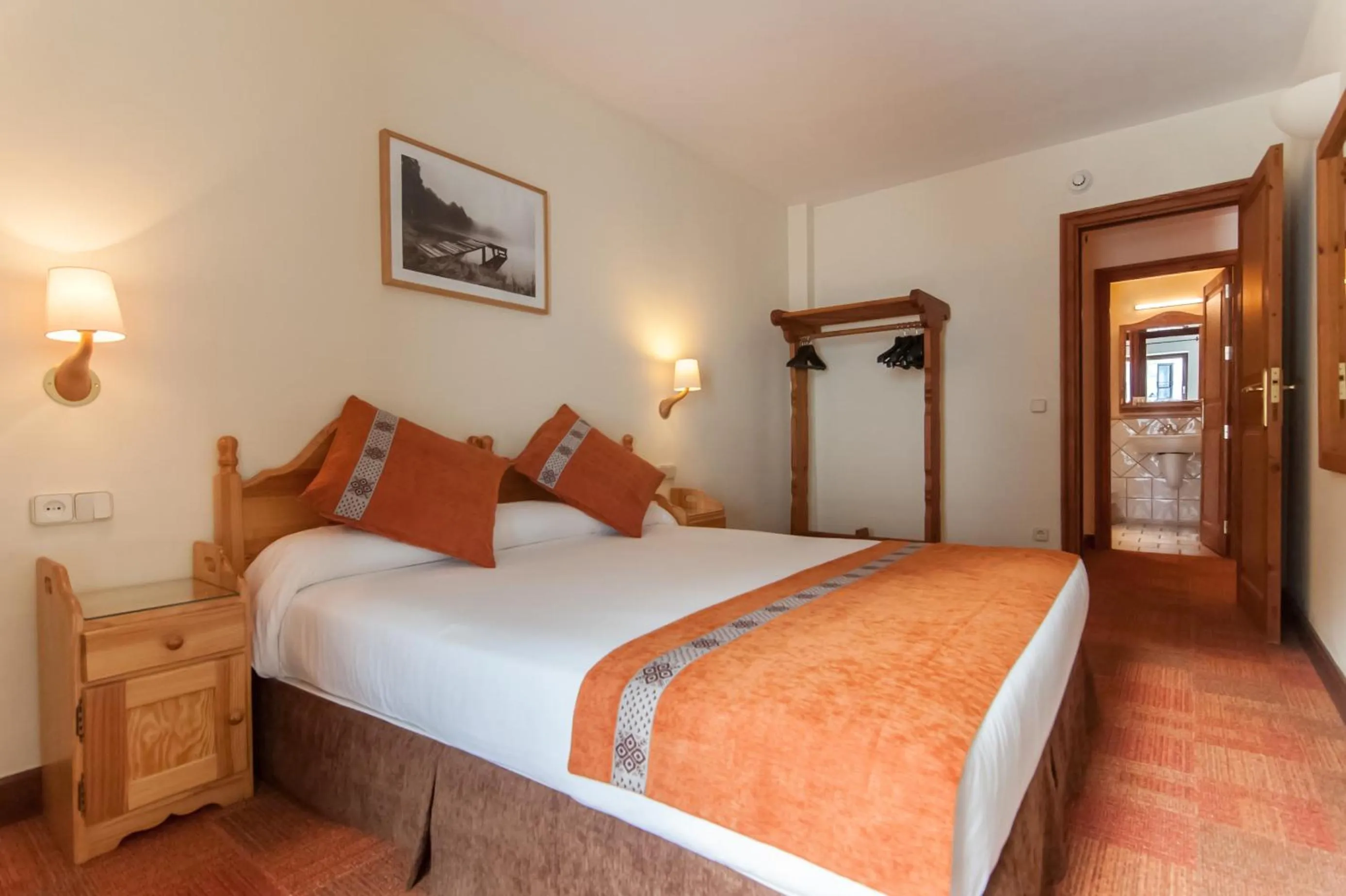 Bed in Hotel Vilagaros