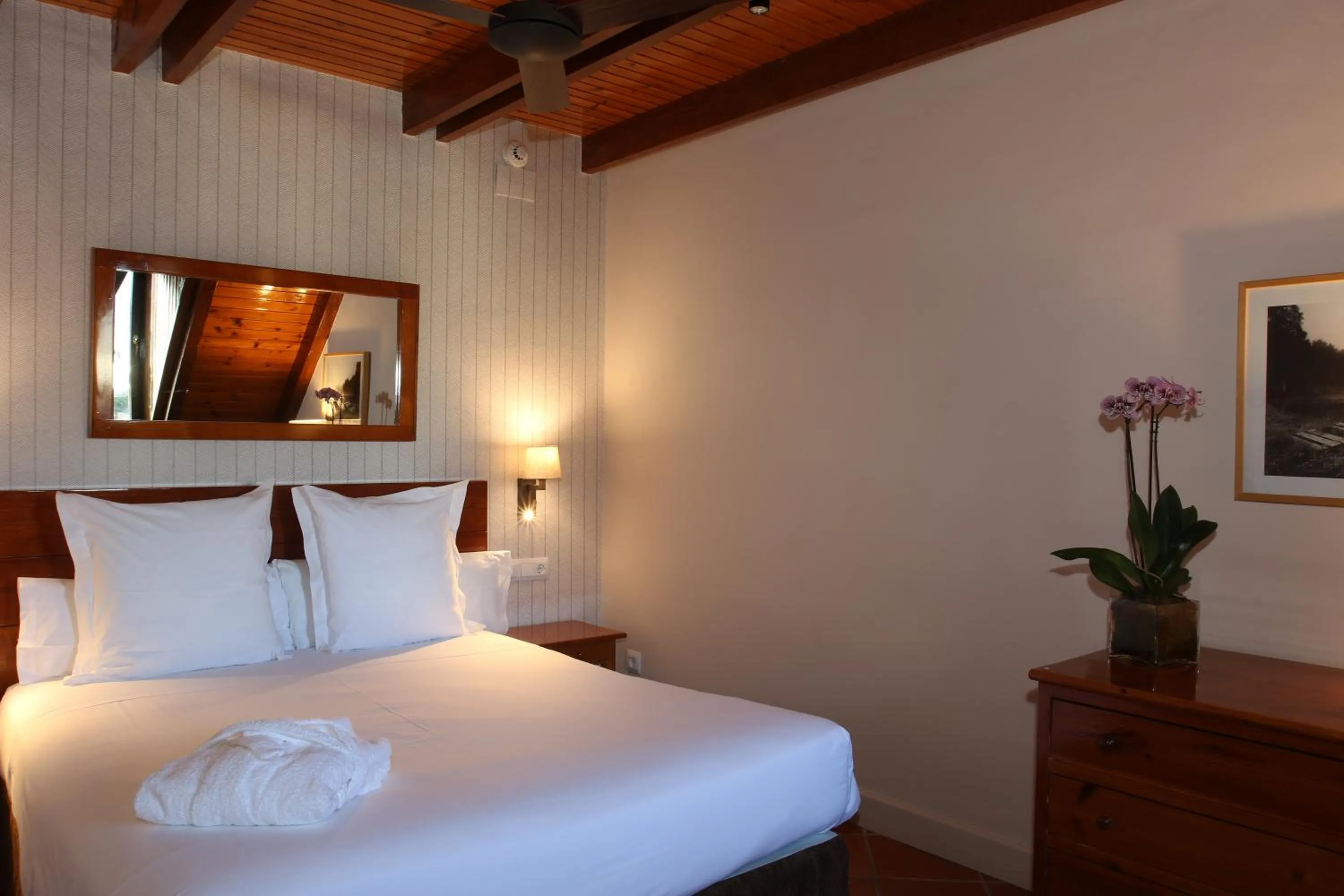 Bed in Hotel Vilagaros