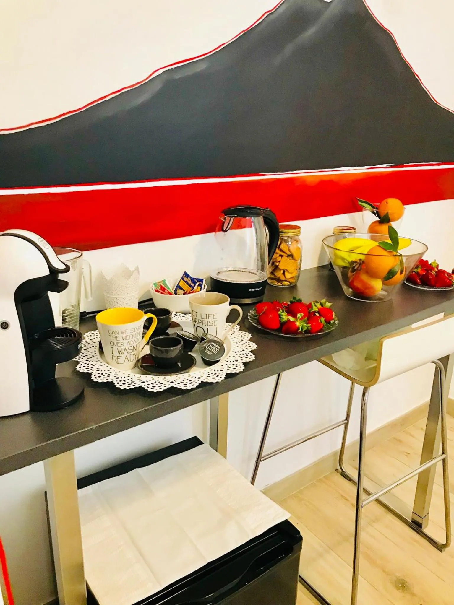 Communal kitchen in Arianiello Suite a due passi dal Cristo Velato