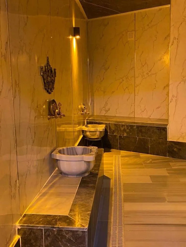 Steam room in Paradise Island Hotel