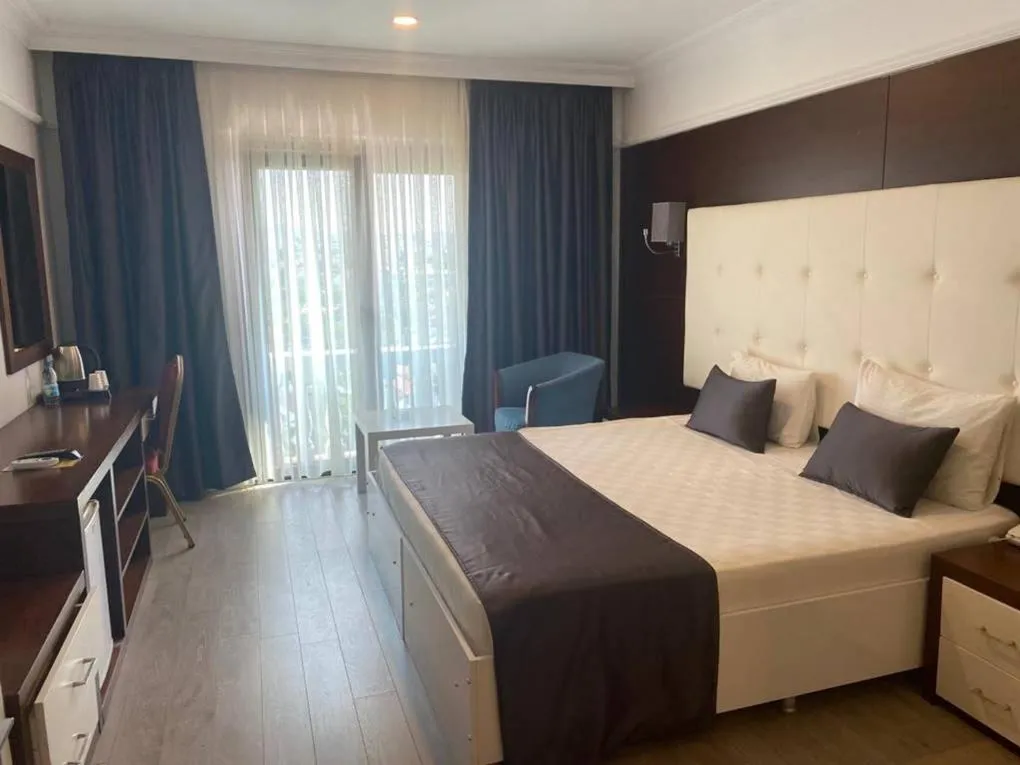 Bed in Paradise Island Hotel