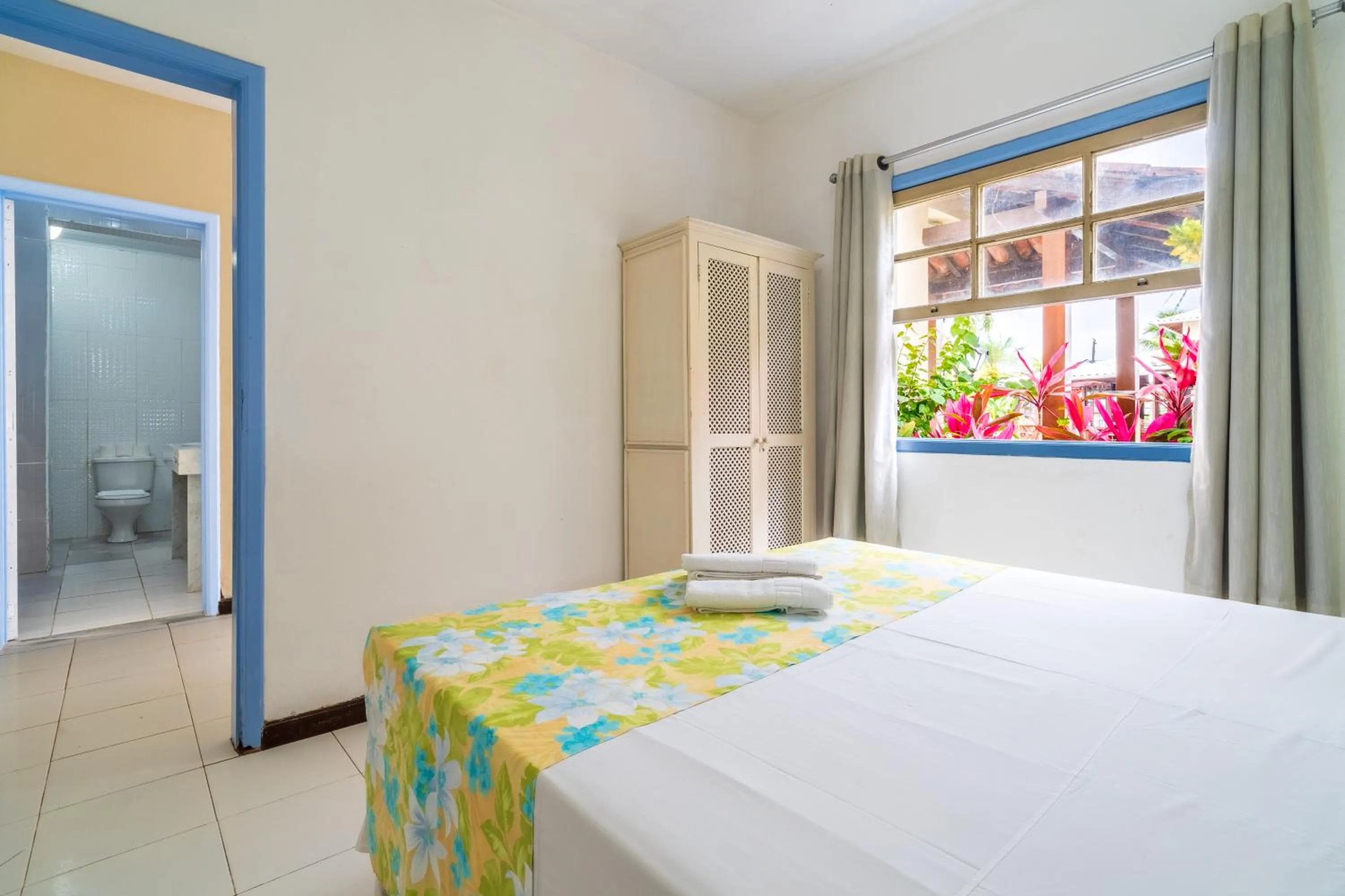 Bed in Pousada Villa del Sol