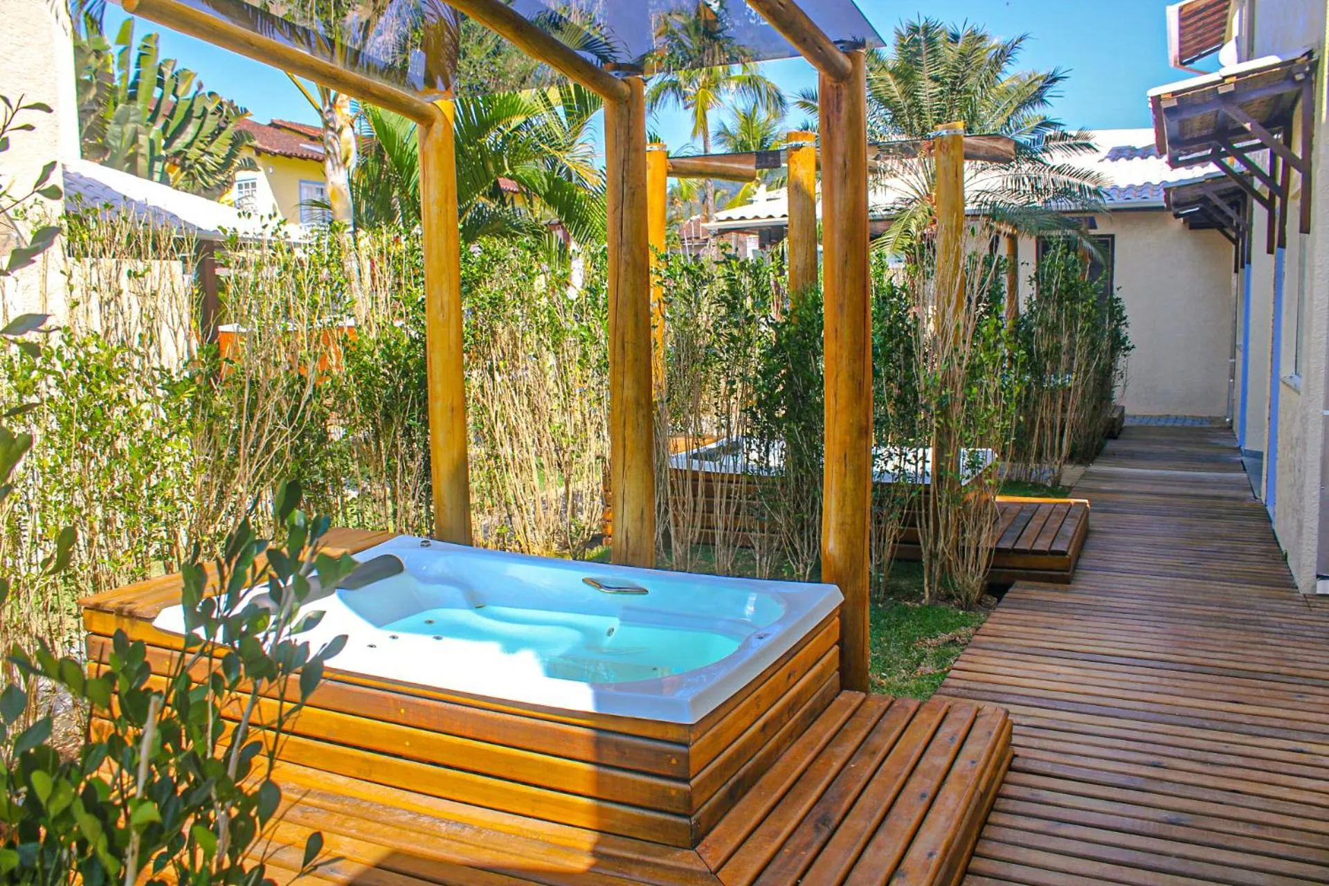 Garden view in Pousada Villa del Sol