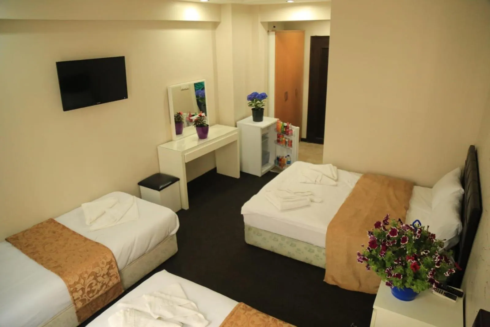 Bed in holiday family apart