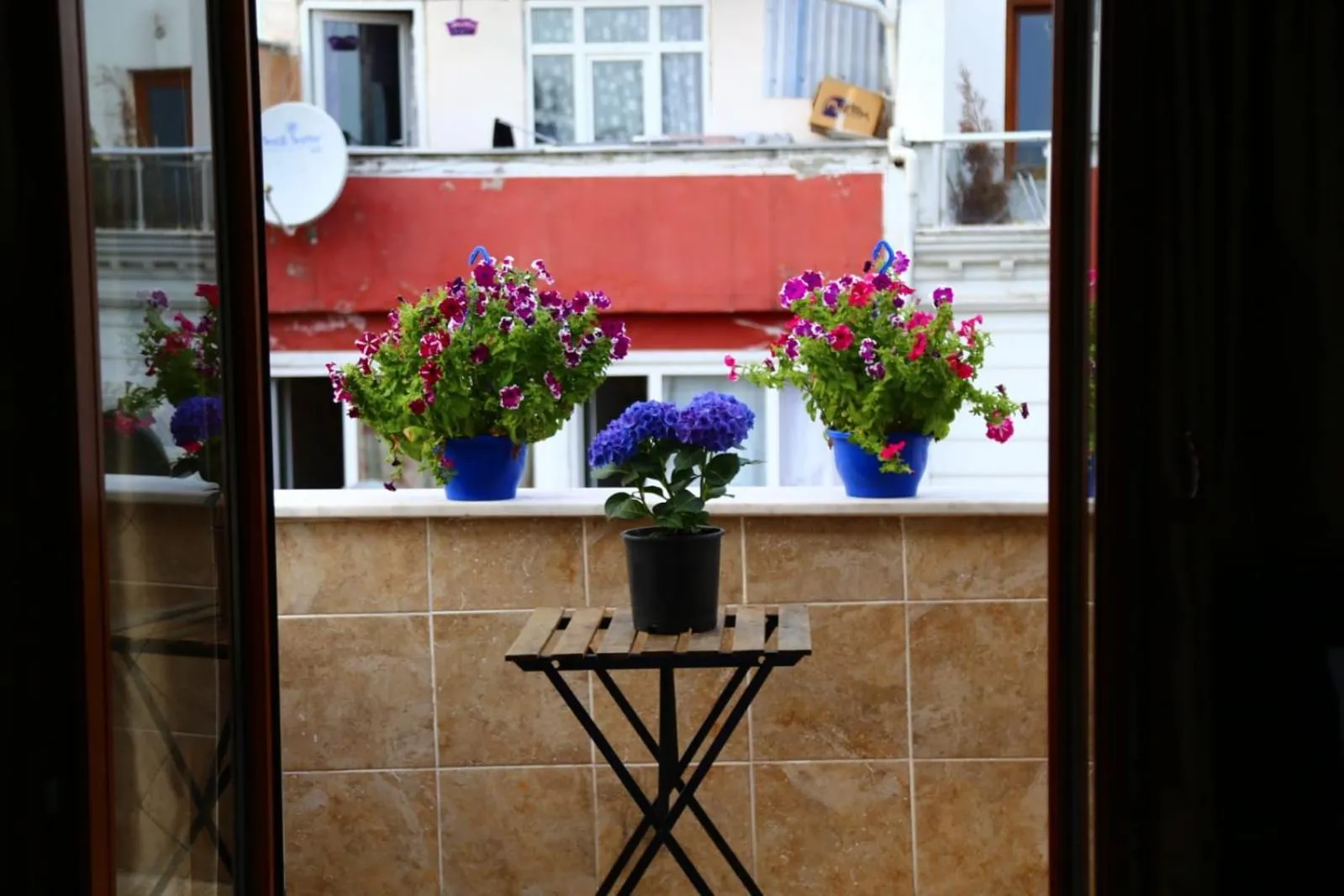 City view in holiday family apart