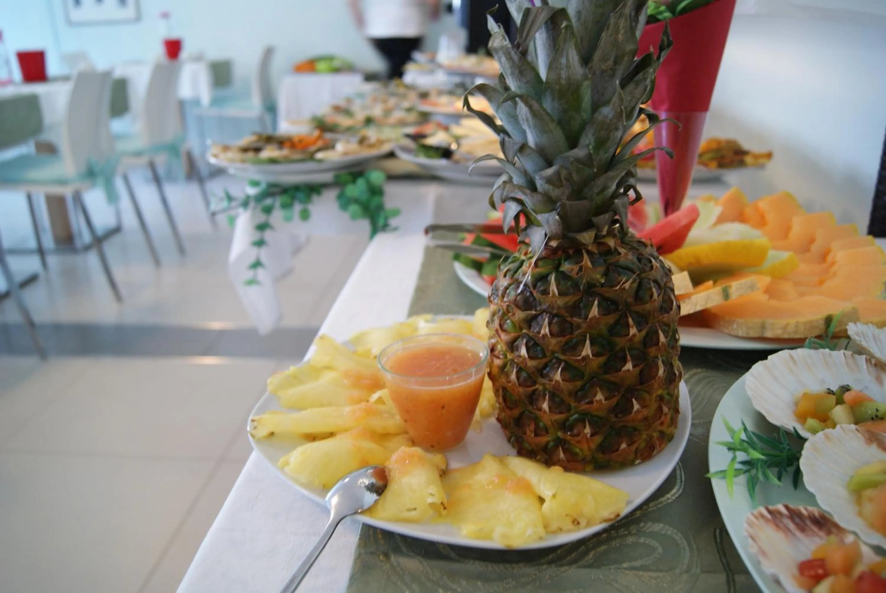 Buffet breakfast in Residence Aprilia