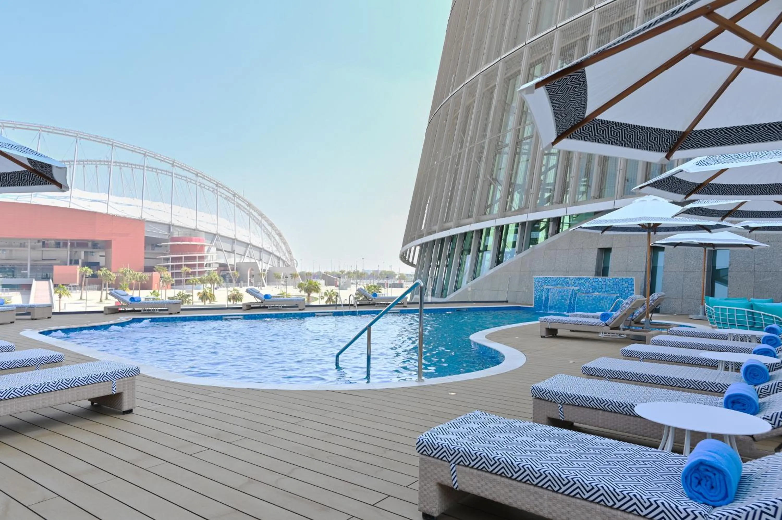 Swimming pool in The Torch Doha