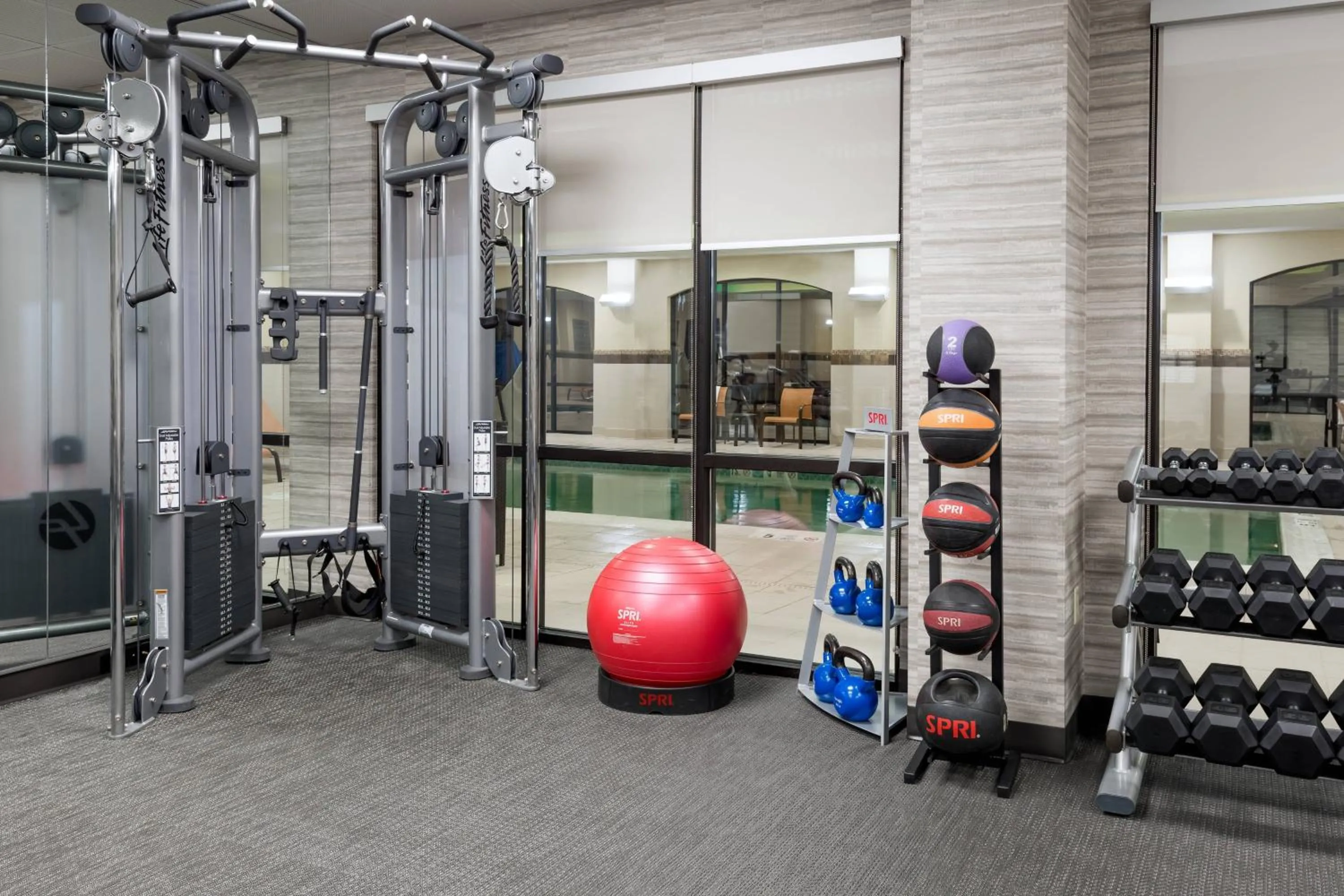 Fitness centre/facilities in Courtyard by Marriott Buffalo Airport
