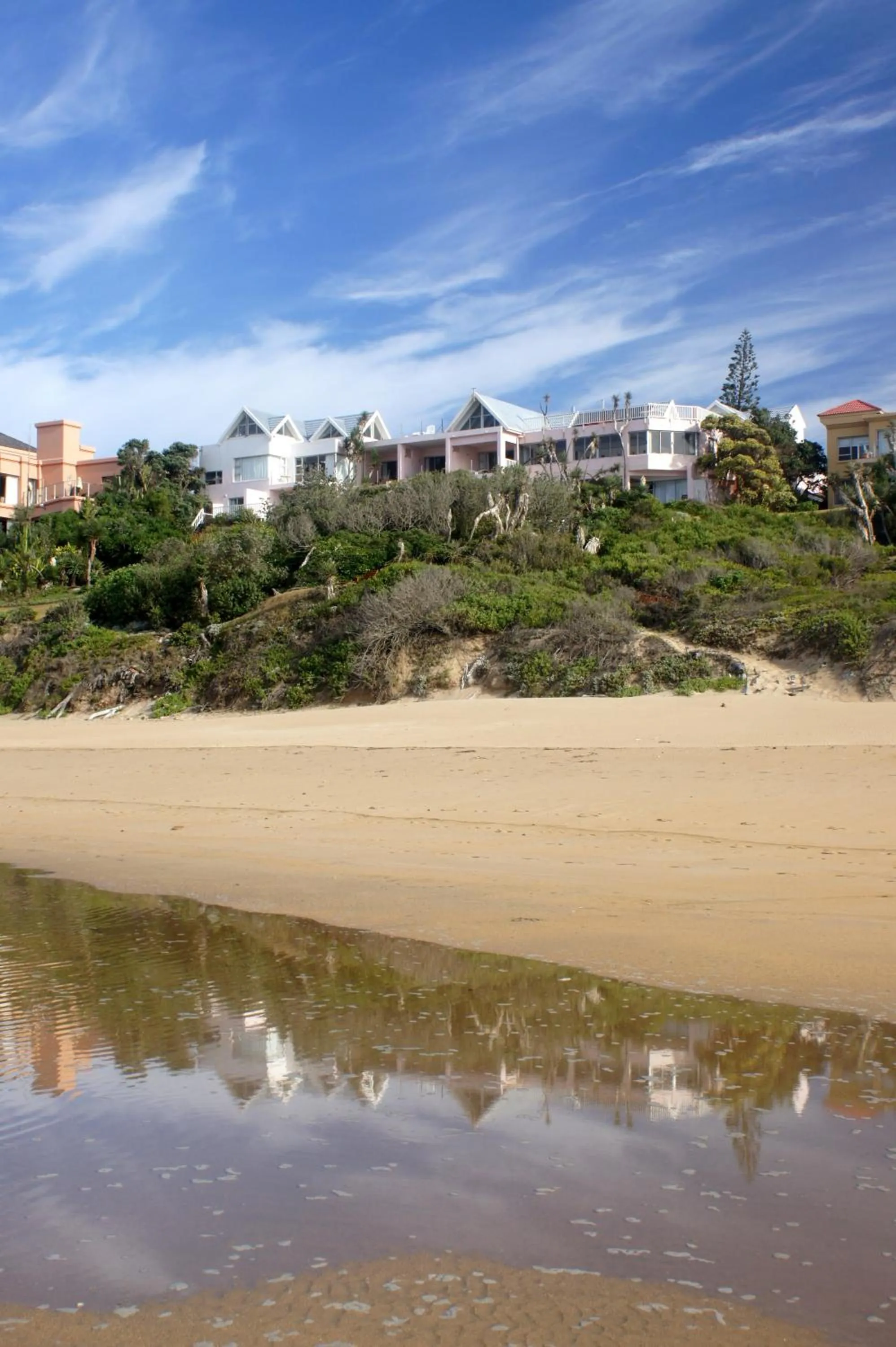 Property building in The Pink Lodge on The Beach