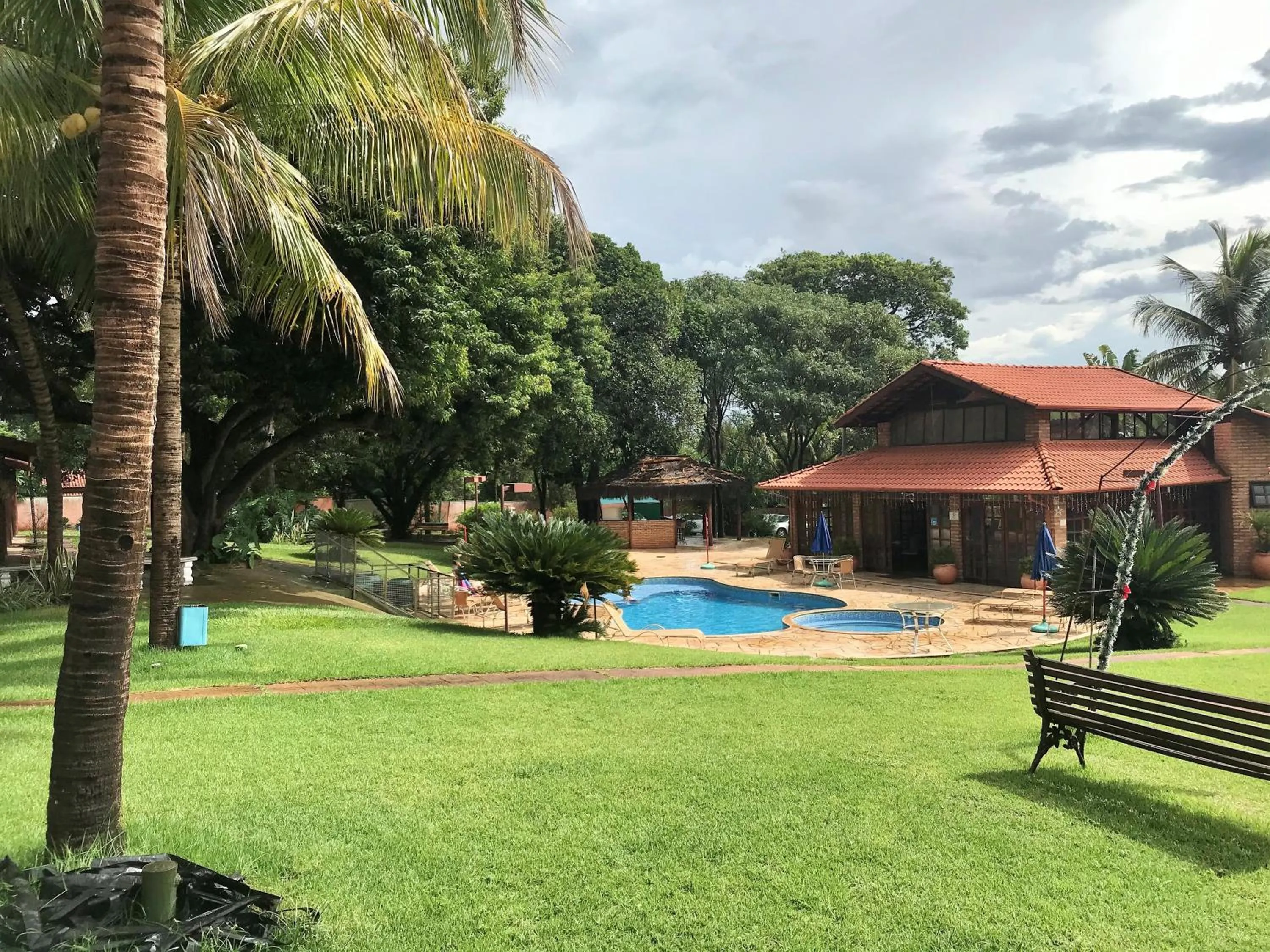 Garden in Pousada Beco da Lua