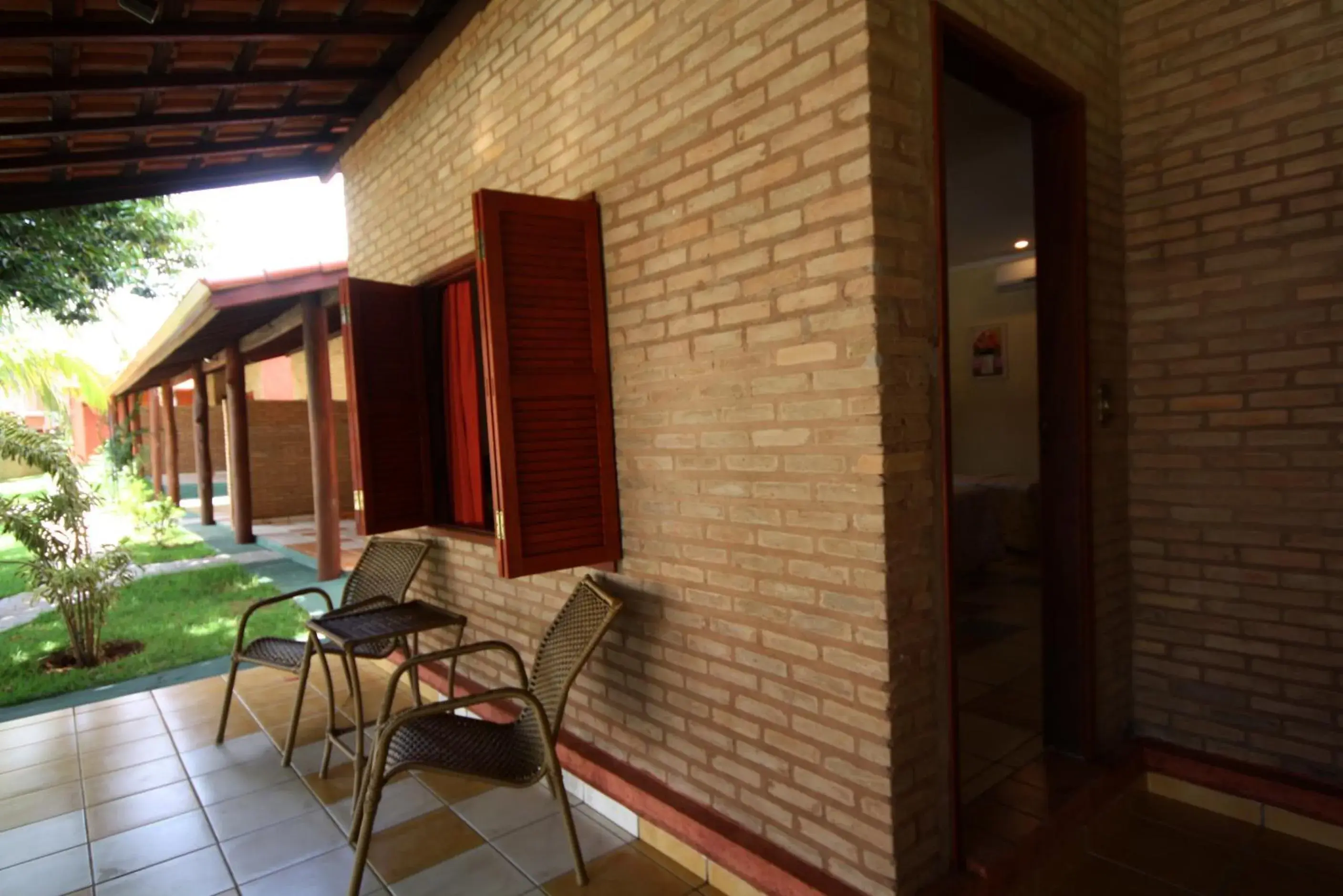 Quadruple Room with Pool View in Pousada Beco da Lua Quadruple Room with Pool View in Pousada Beco da Lua