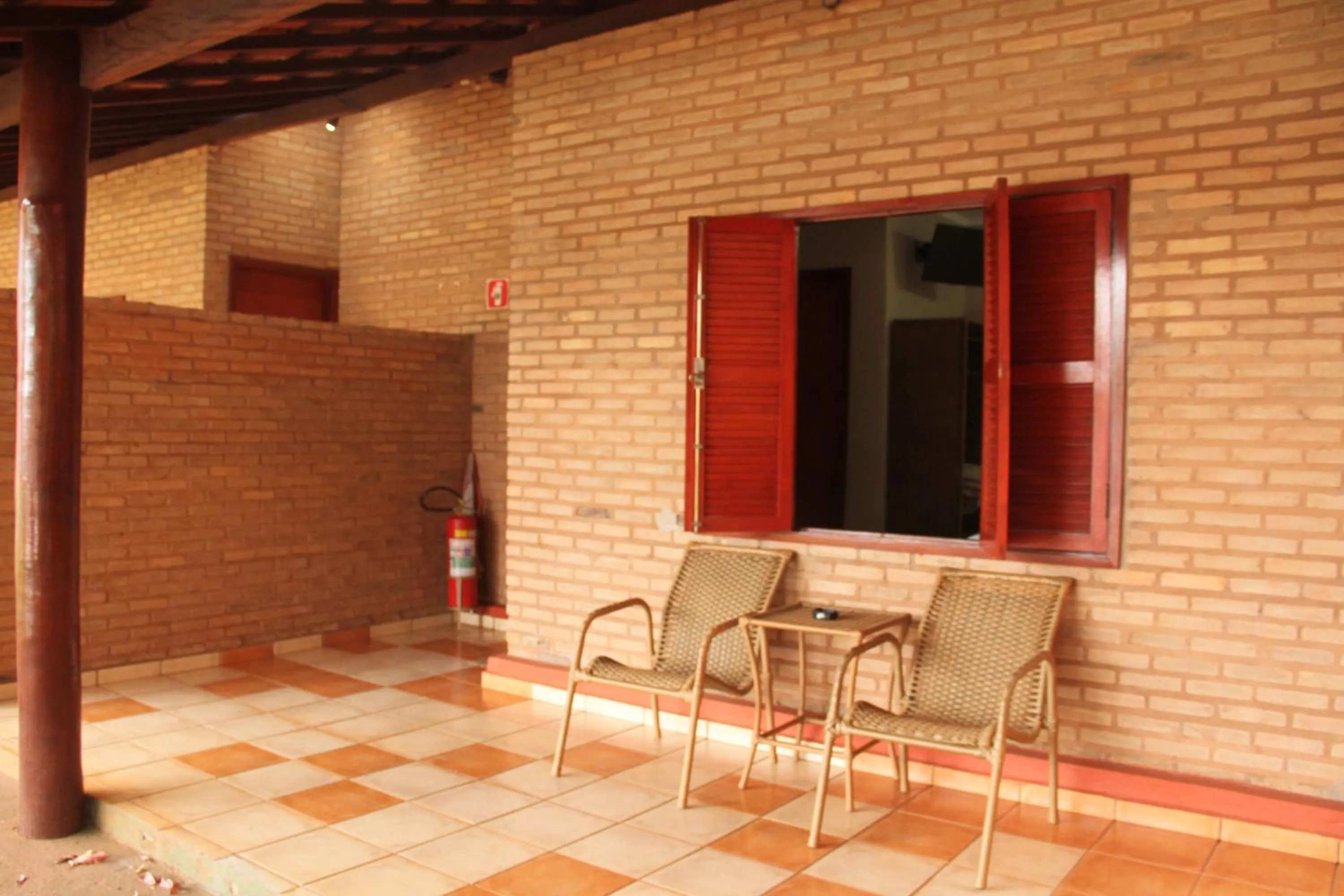 Patio in Pousada Beco da Lua