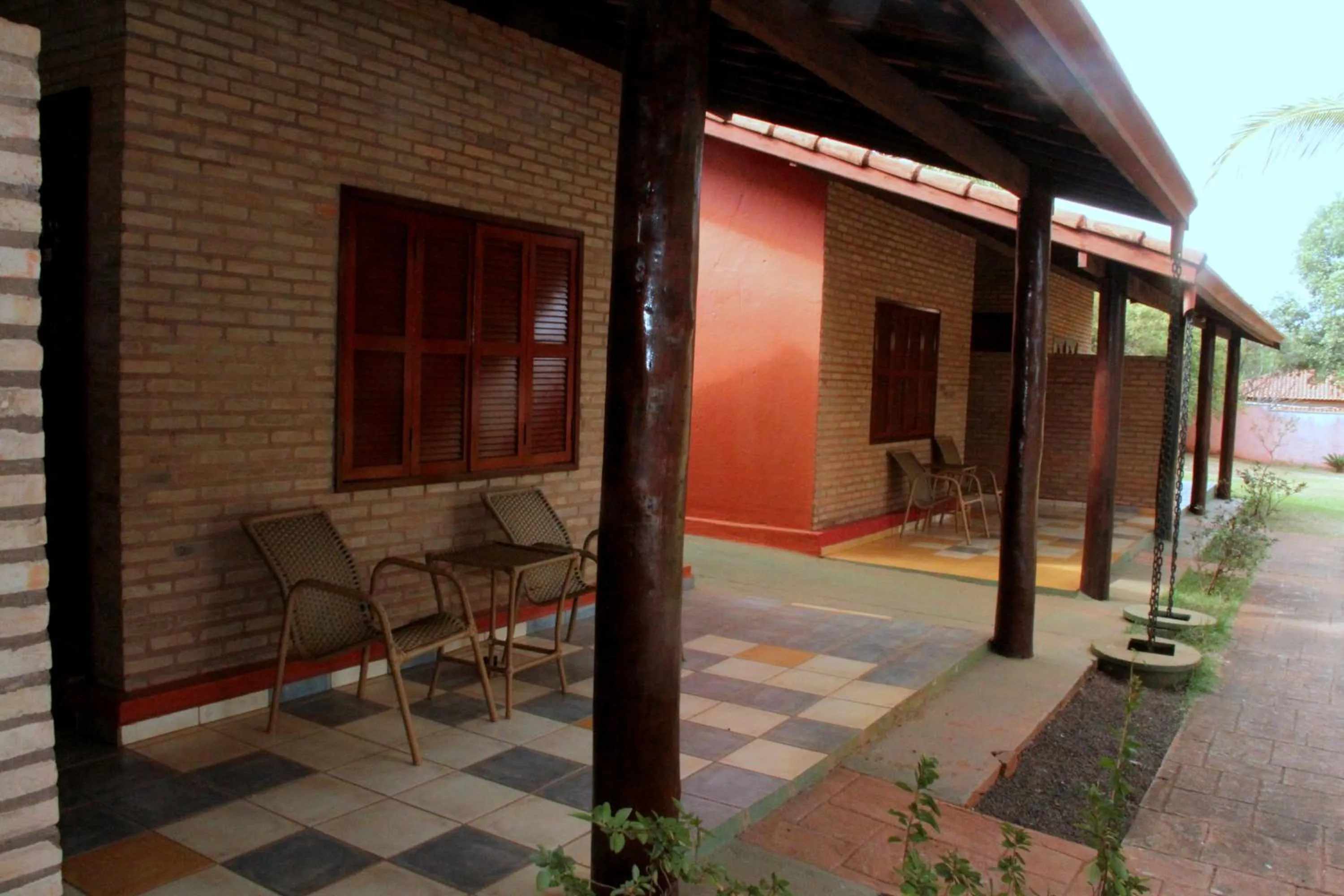 Patio in Pousada Beco da Lua