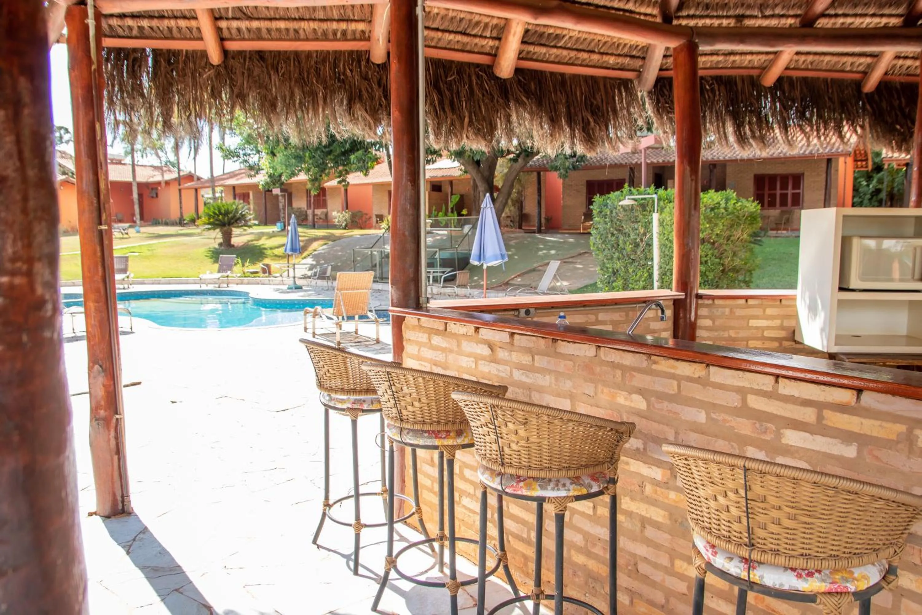 Pool view in Pousada Beco da Lua