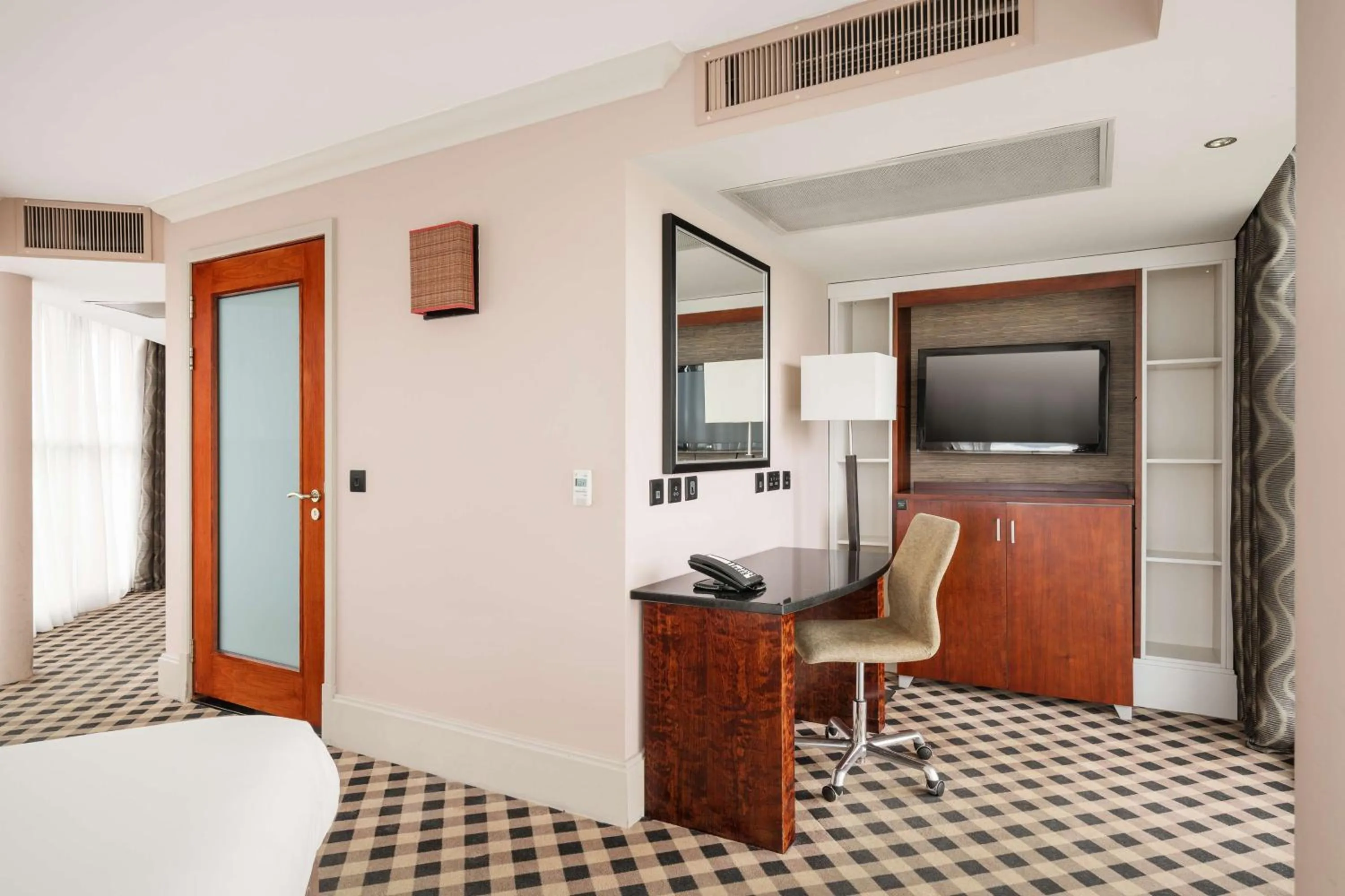 Bedroom in DoubleTree by Hilton Hotel Newcastle International Airport