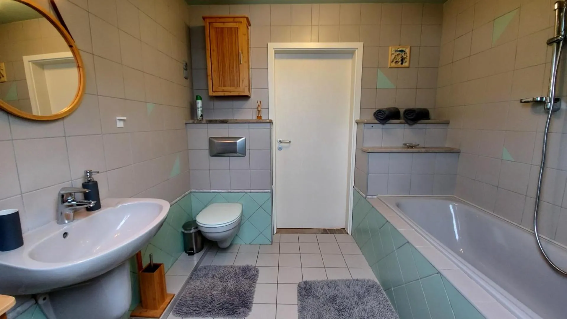 Bathroom in A Mecsek Gyöngye Apartmanhaz