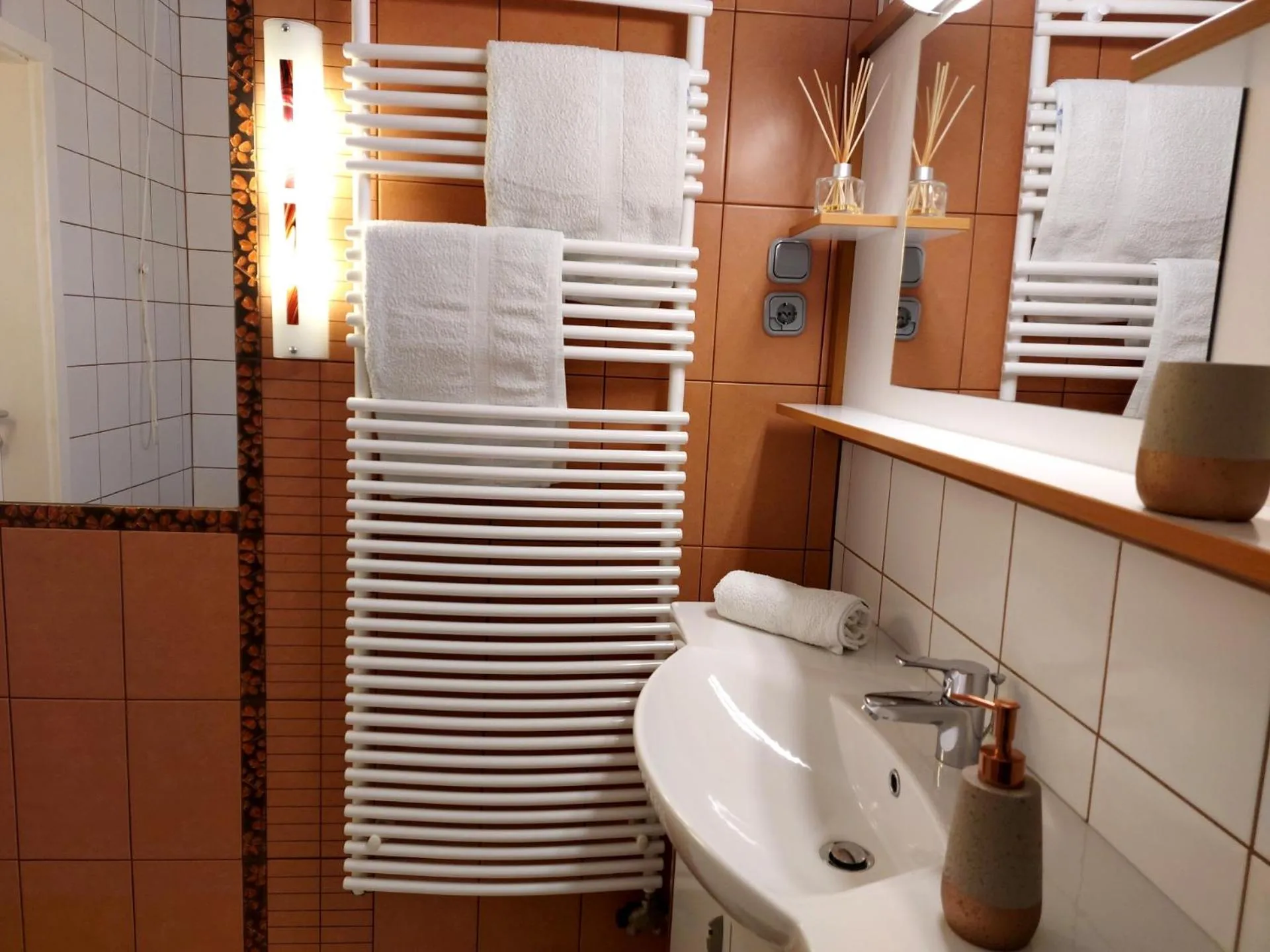 Bathroom in A Mecsek Gyöngye Apartmanhaz