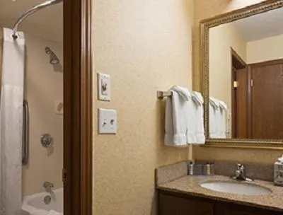 Shower in Hawthorn Extended Stay by Wyndham Fort Wayne