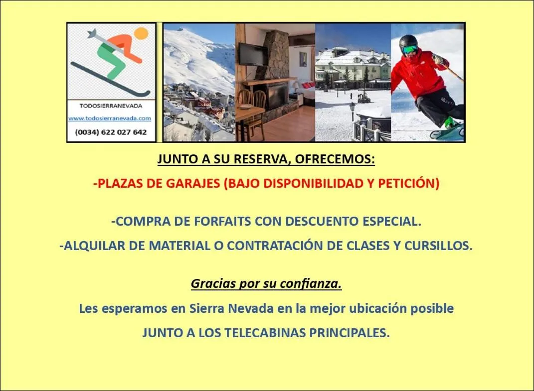 TODOSIERRANEVADA ZONA BAJA - MONTBLANC VISTAS A LA MONTANA - Junto a los Telecabinas