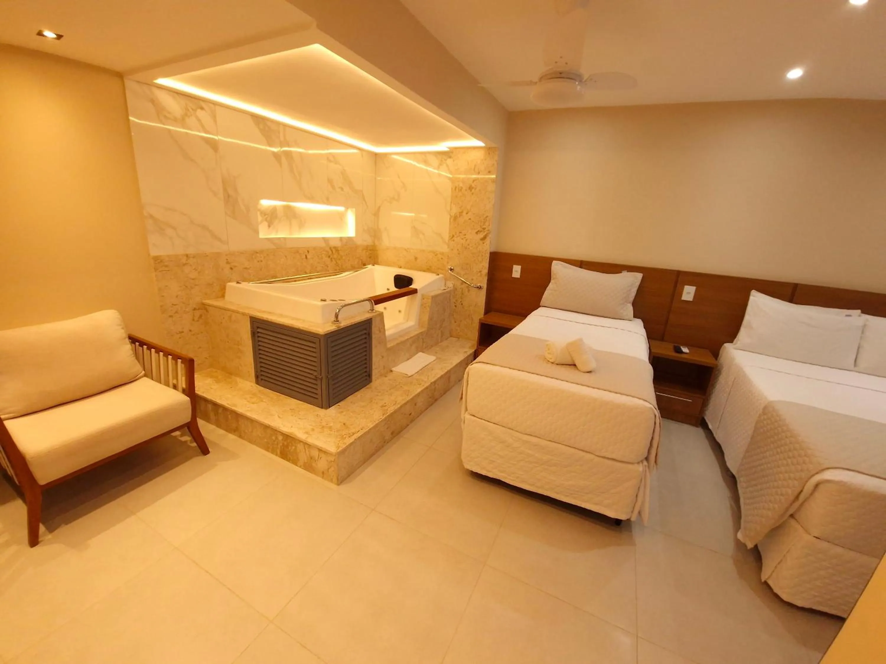 Bed in Pousada Litoral Paraty