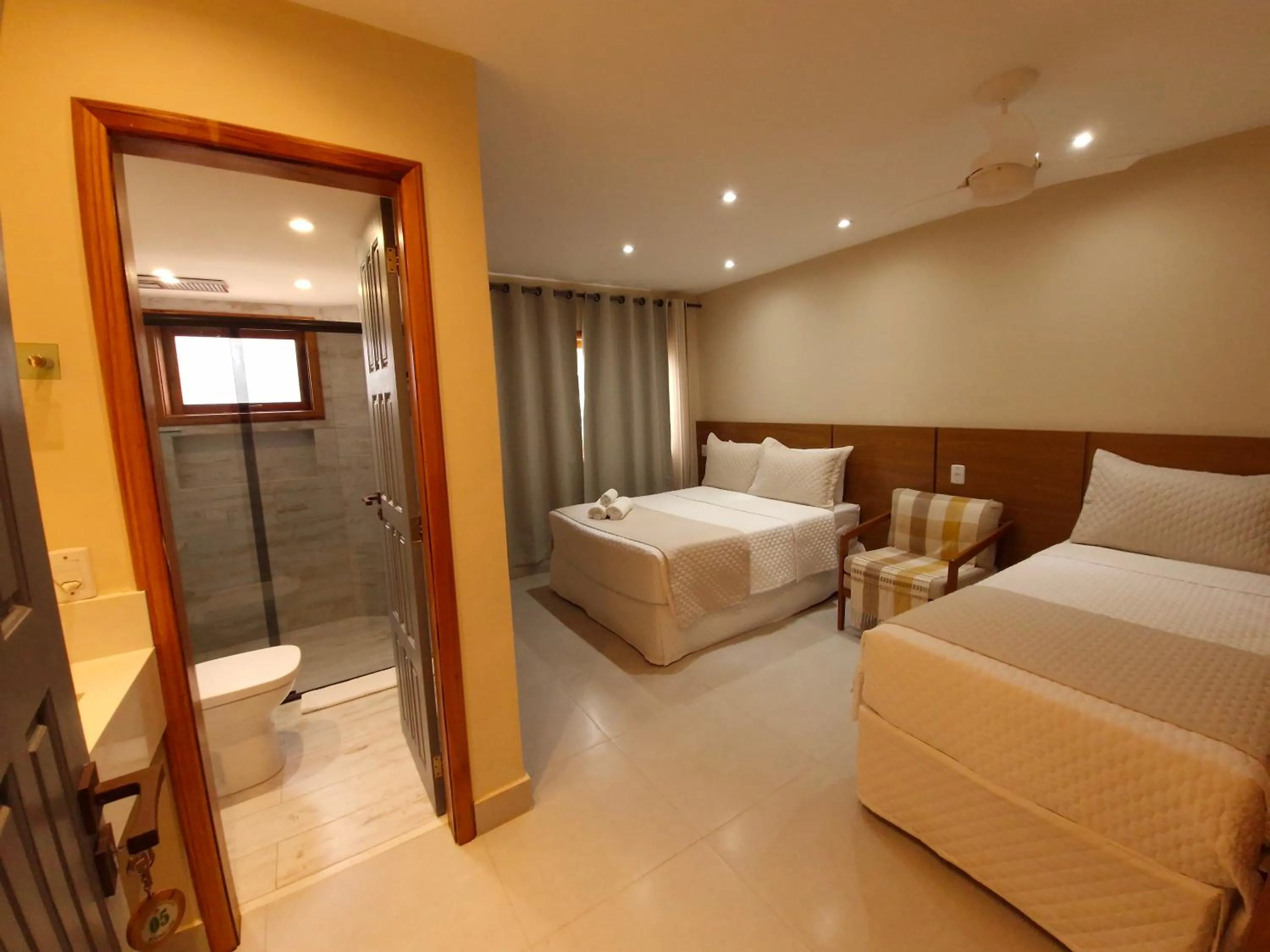 Bed in Pousada Litoral Paraty