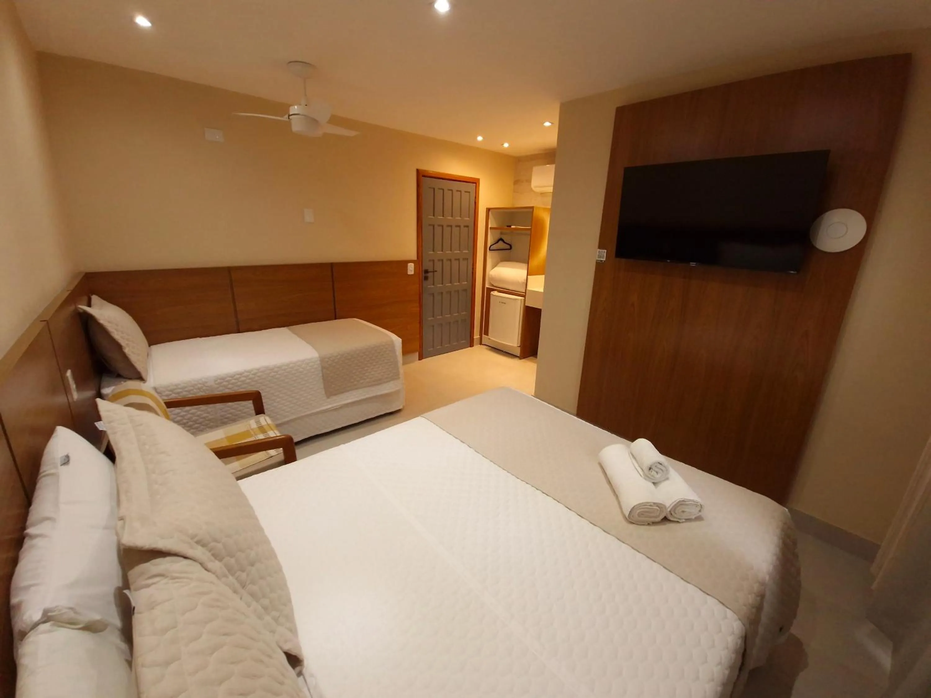 Bed in Pousada Litoral Paraty