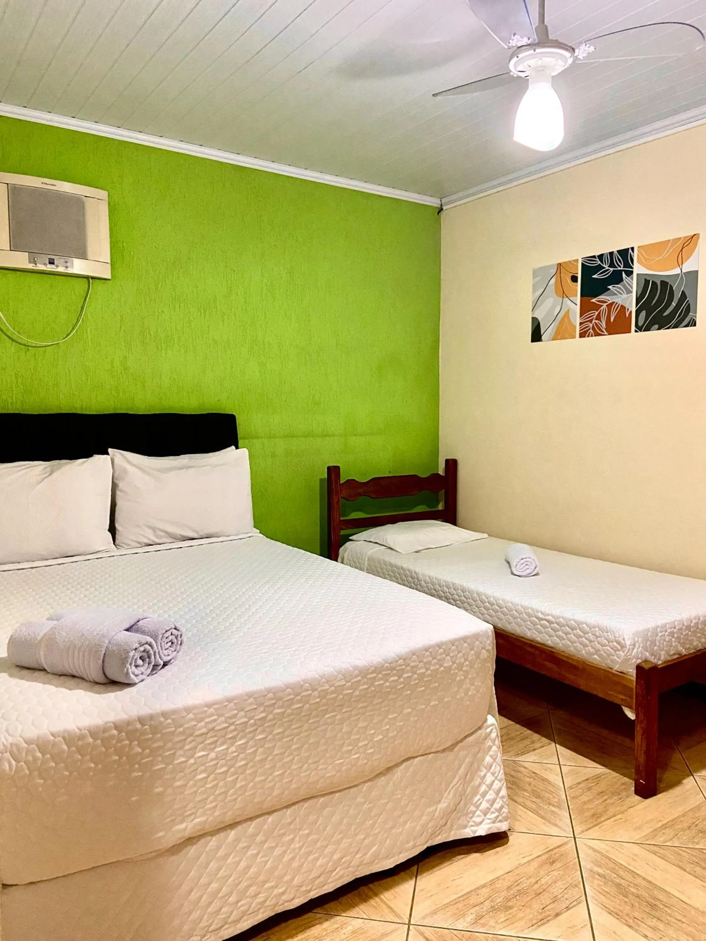 Bed in Pousada Litoral Paraty