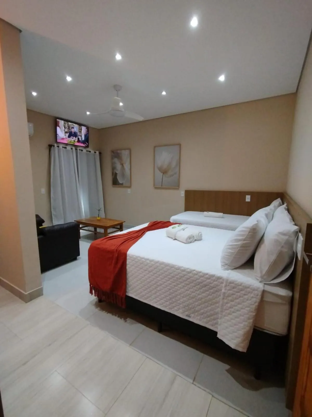 Bed in Pousada Litoral Paraty