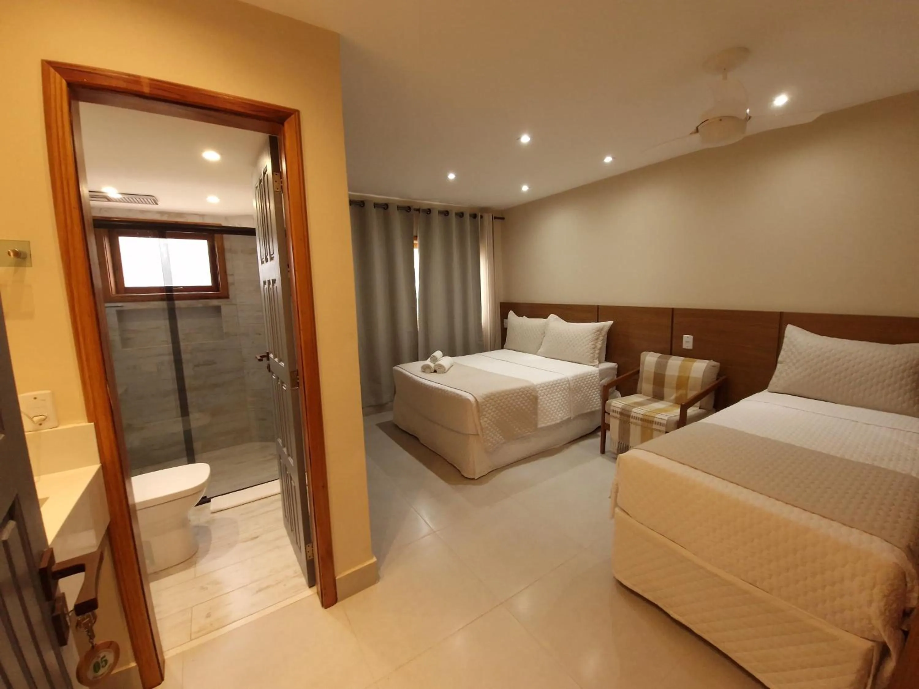 Bed in Pousada Litoral Paraty