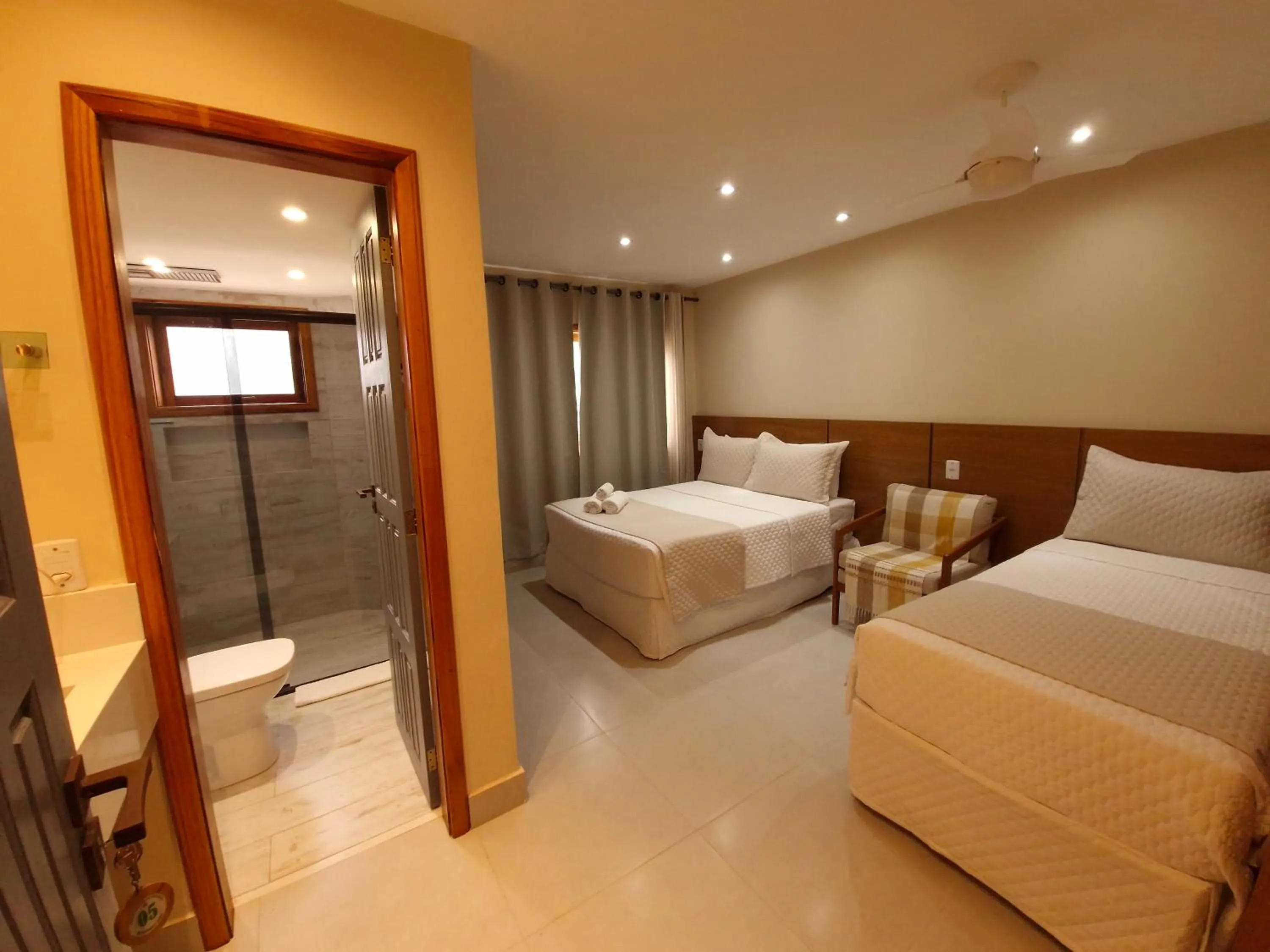 Bed in Pousada Litoral Paraty