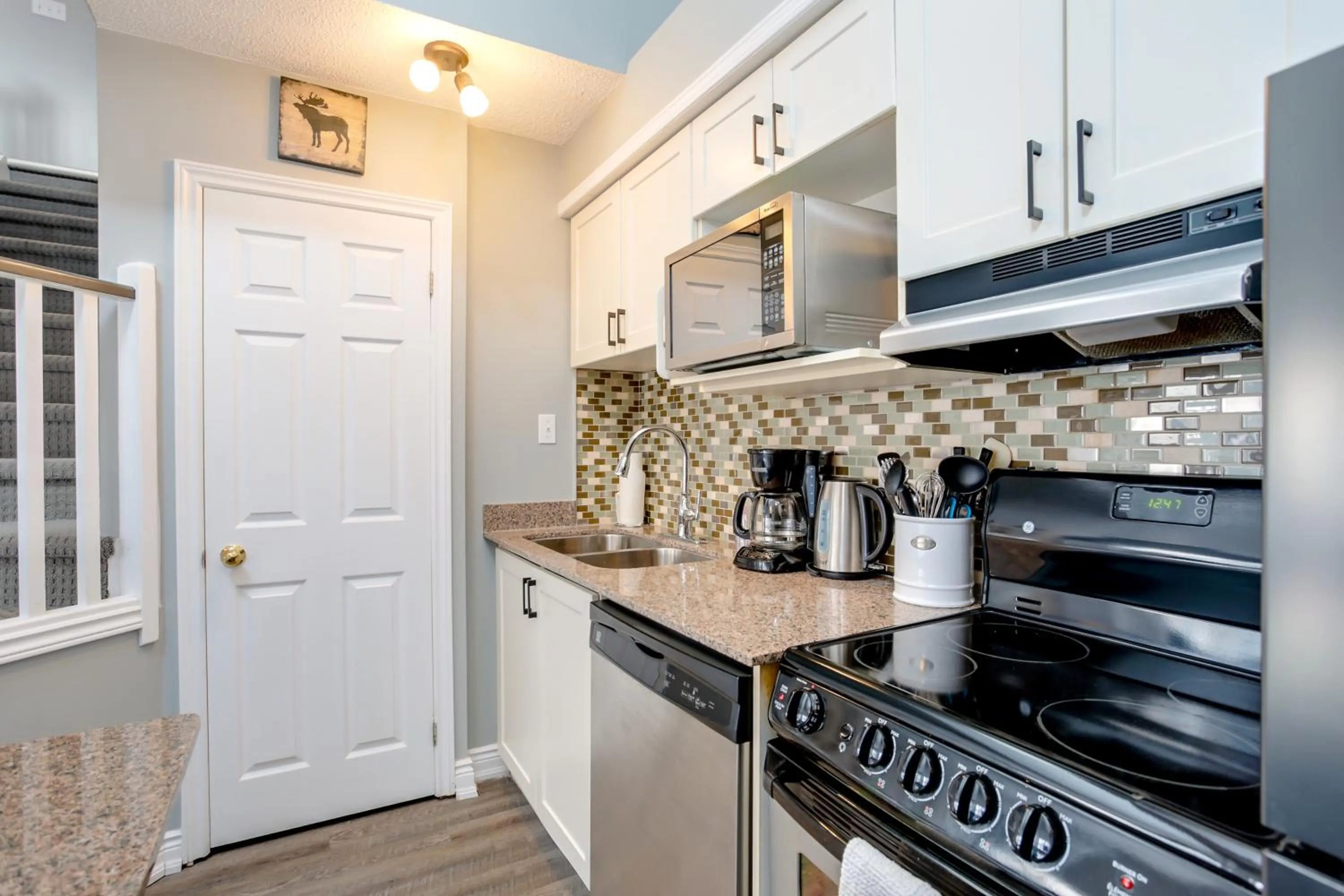 Kitchen or kitchenette in Blue Mountain Studio Loft at North Creek Resort