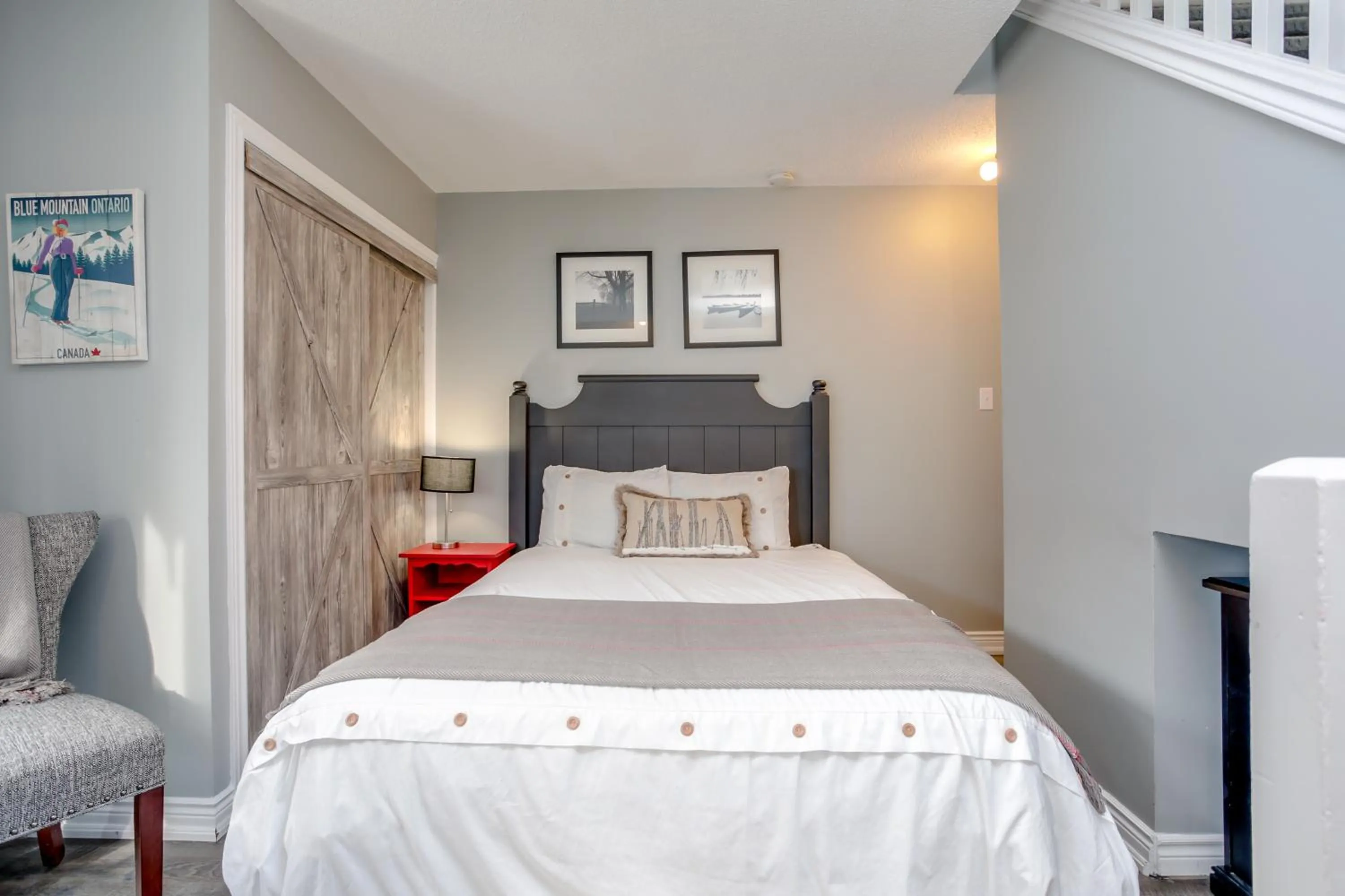 Bed in Blue Mountain Studio Loft at North Creek Resort