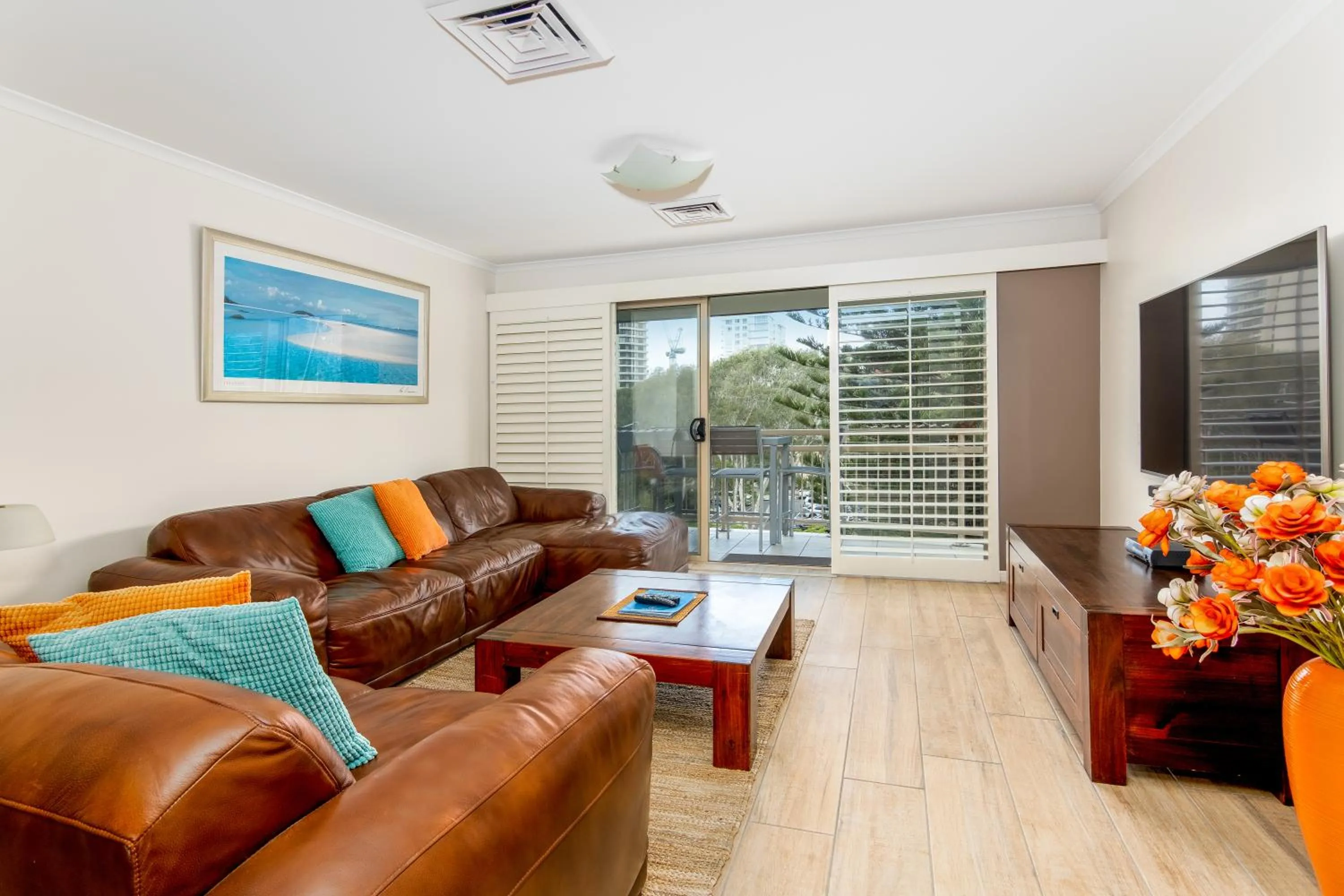 TV and multimedia in The Village Holiday Apartments at Burleigh Heads