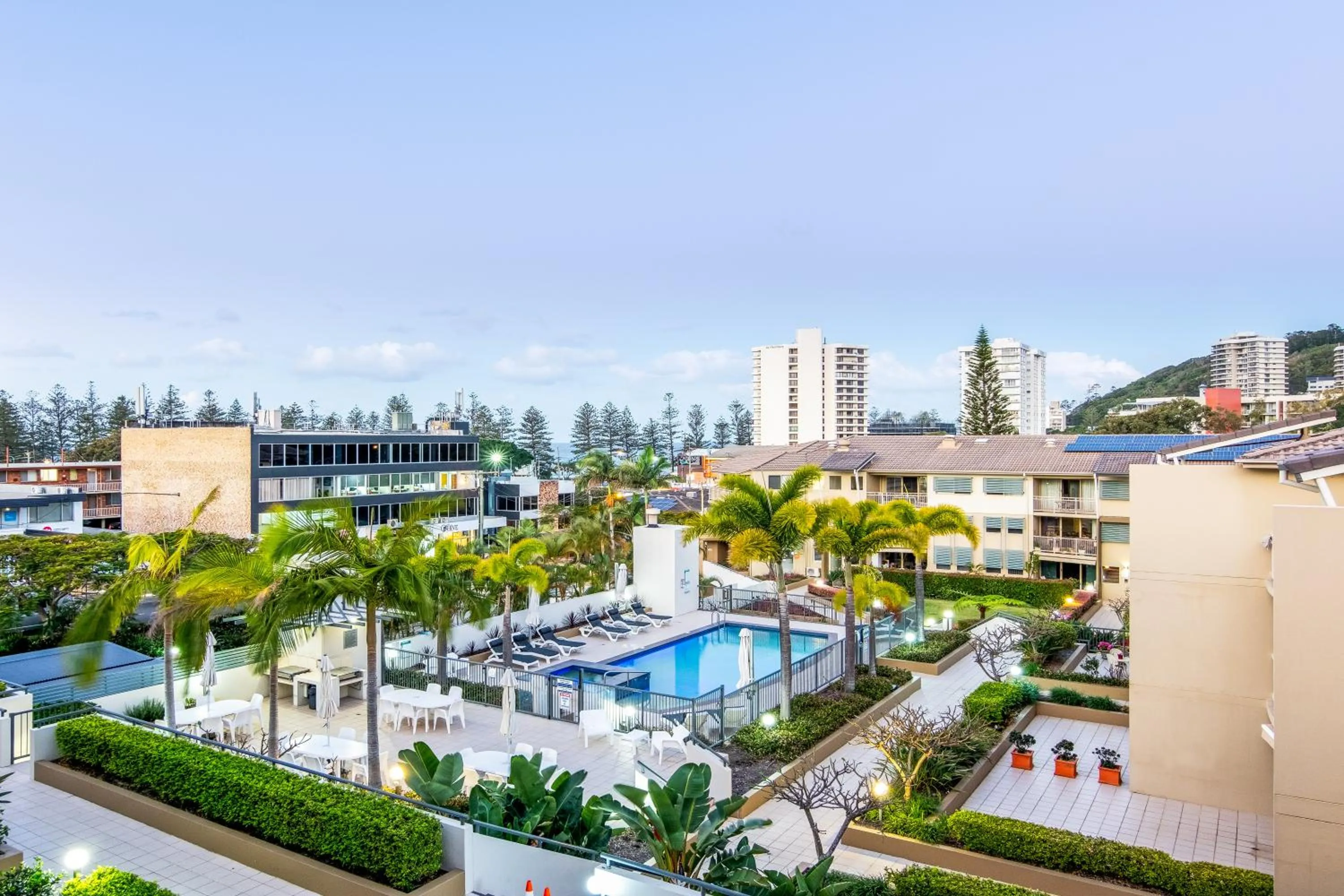 Balcony/Terrace in The Village Holiday Apartments at Burleigh Heads
