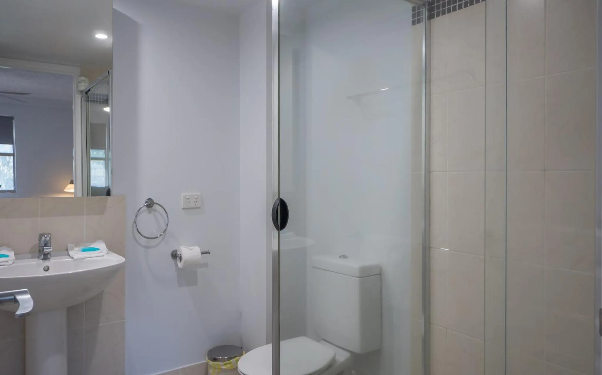 Bathroom in The Village Holiday Apartments at Burleigh Heads