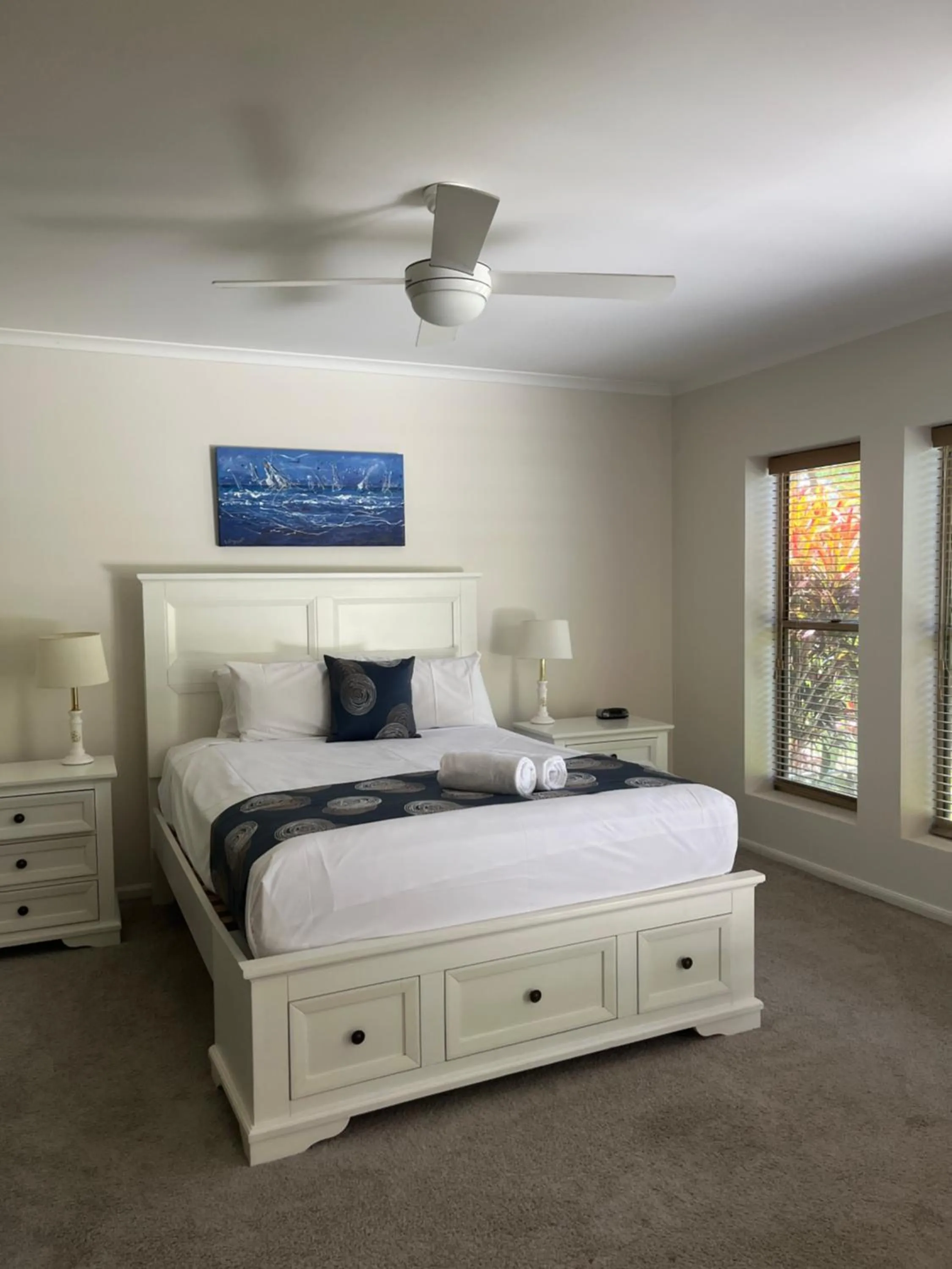 Bedroom, Bed in The Village Holiday Apartments at Burleigh Heads